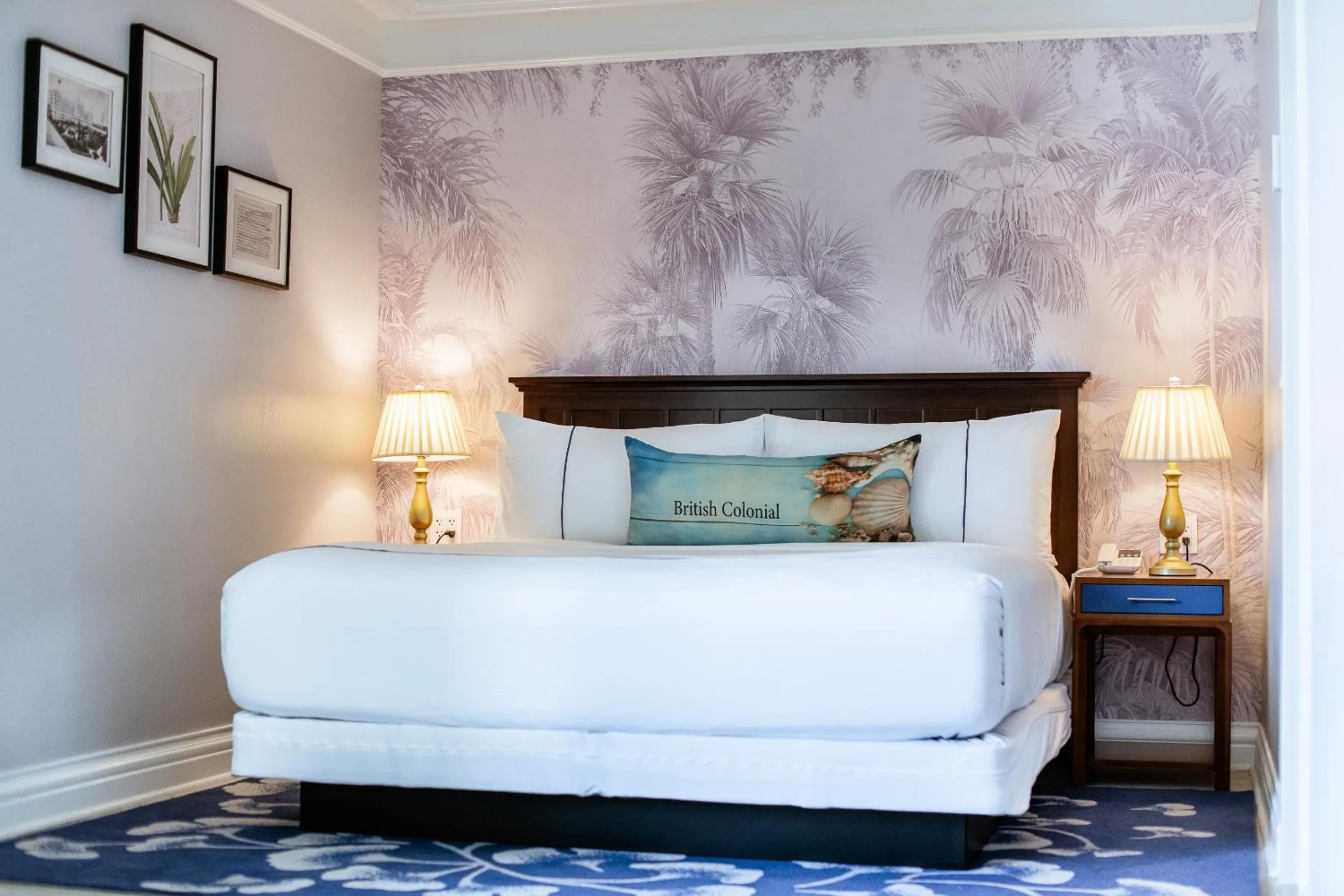 Bed in British Colonial Nassau