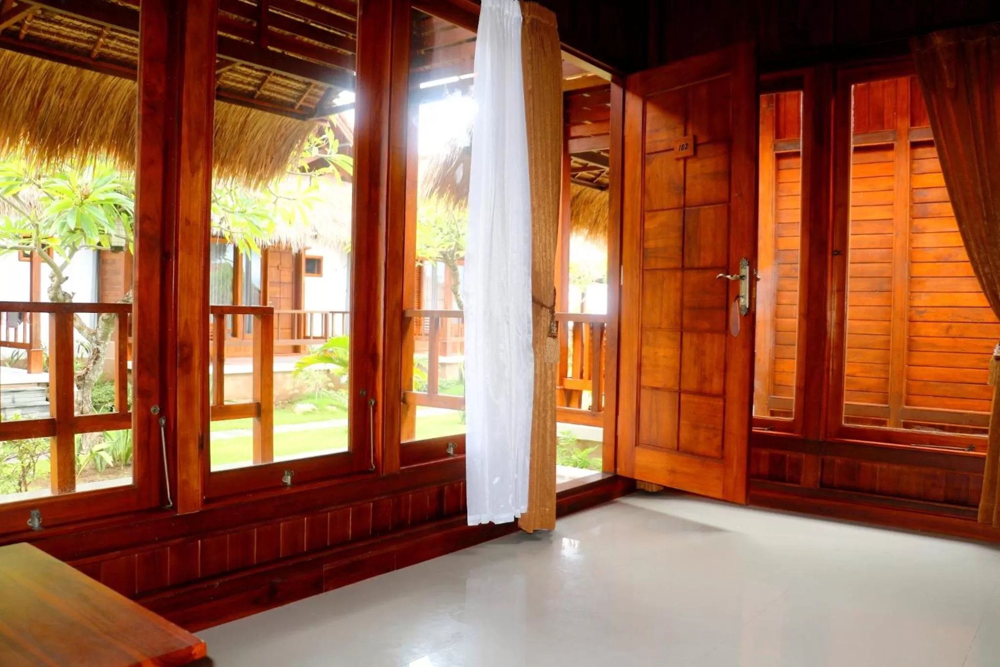 Garden view in Pemedal Beach Resort