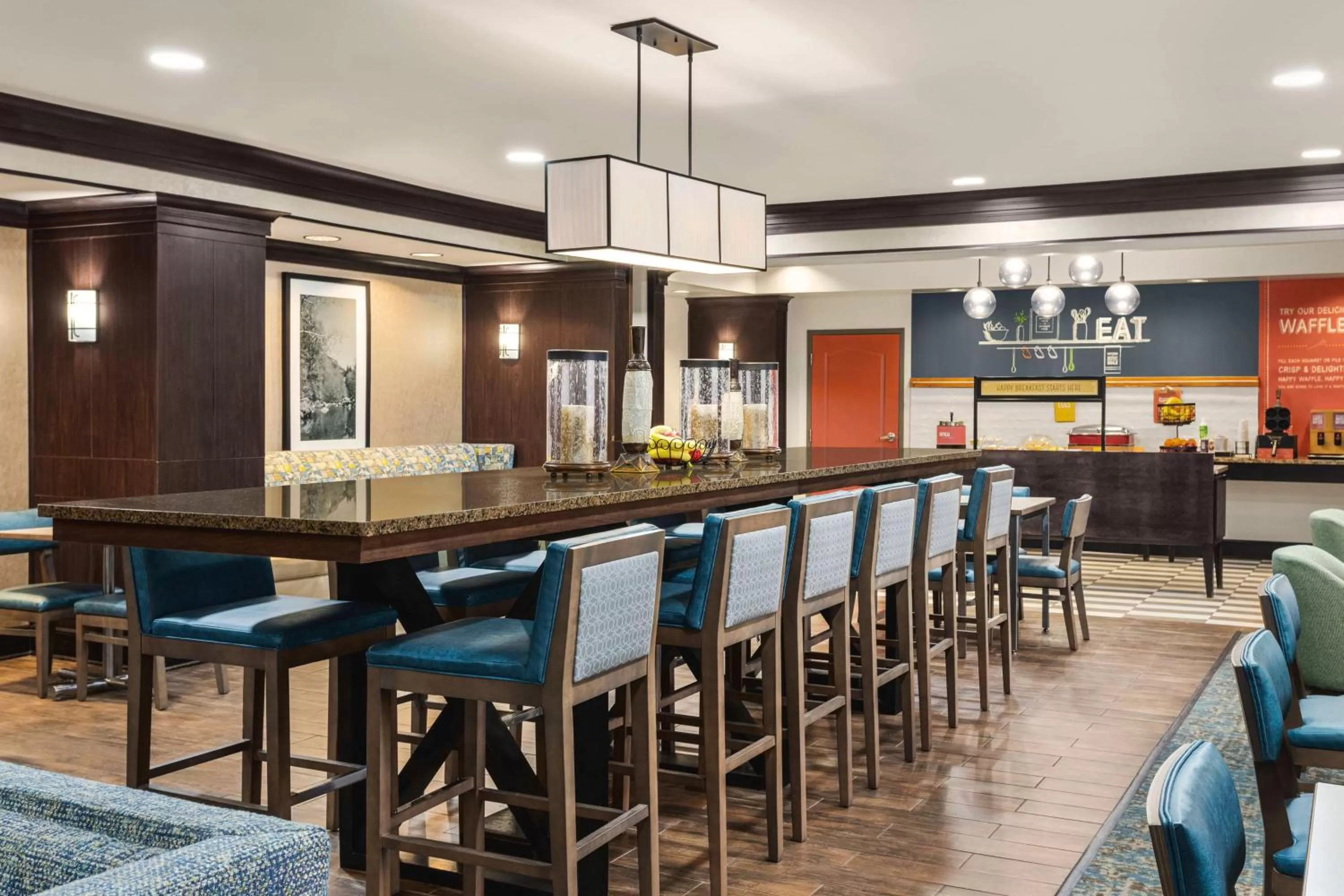 Breakfast in Hampton Inn New Albany