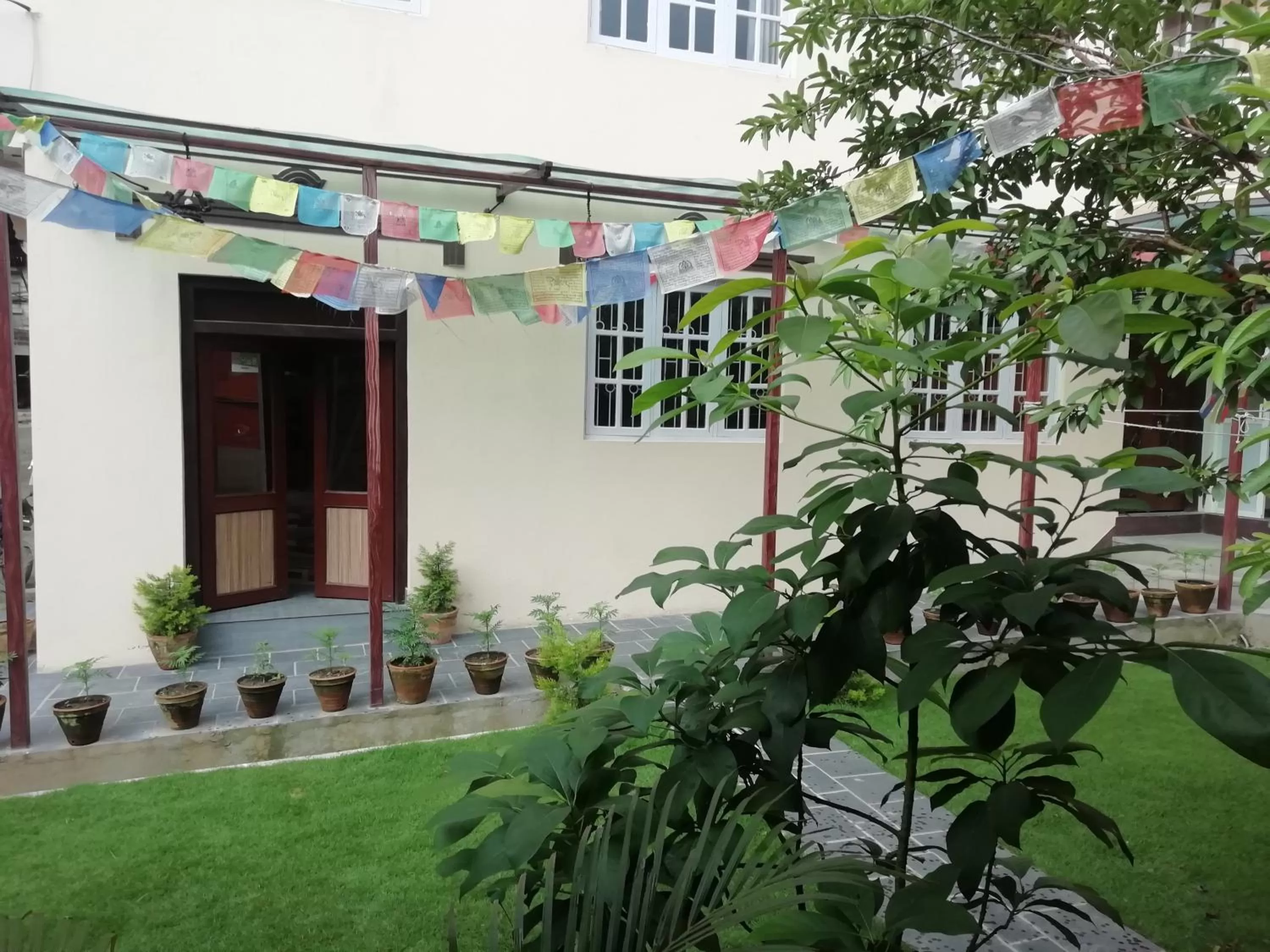 Garden view in Hotel Chhimeki