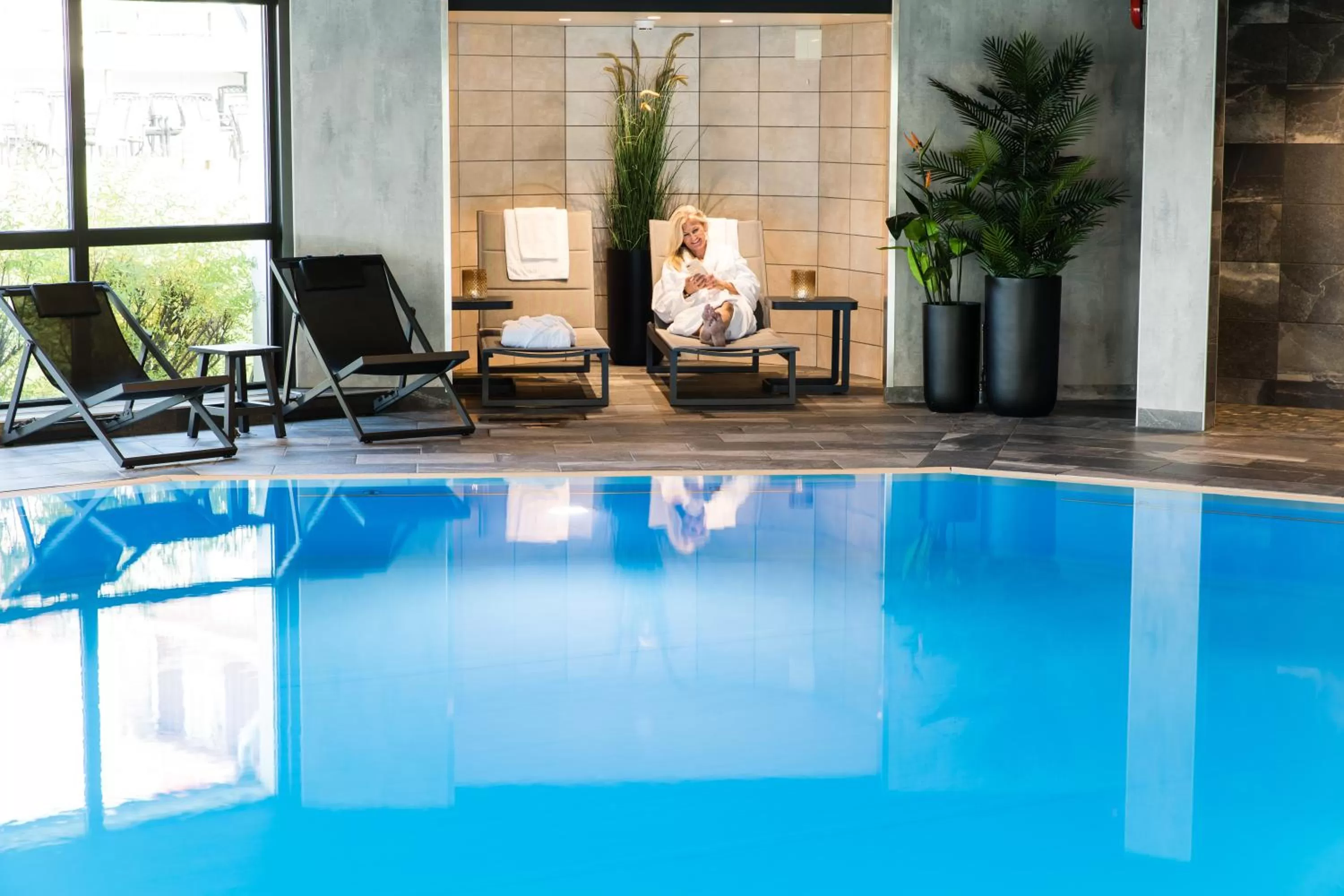 Swimming pool in Klækken Hotel