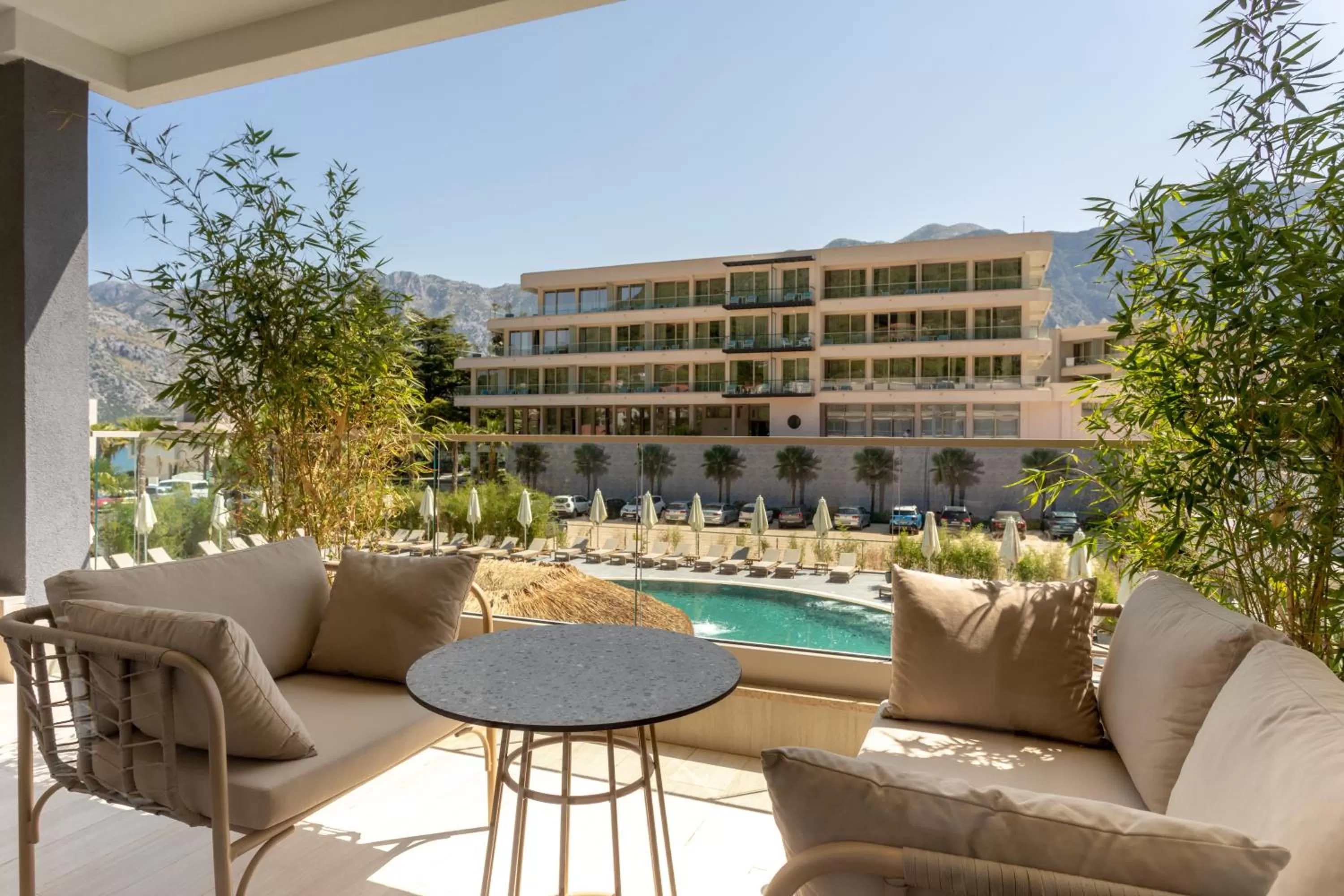 Patio in Hyatt Regency Kotor Bay Resort