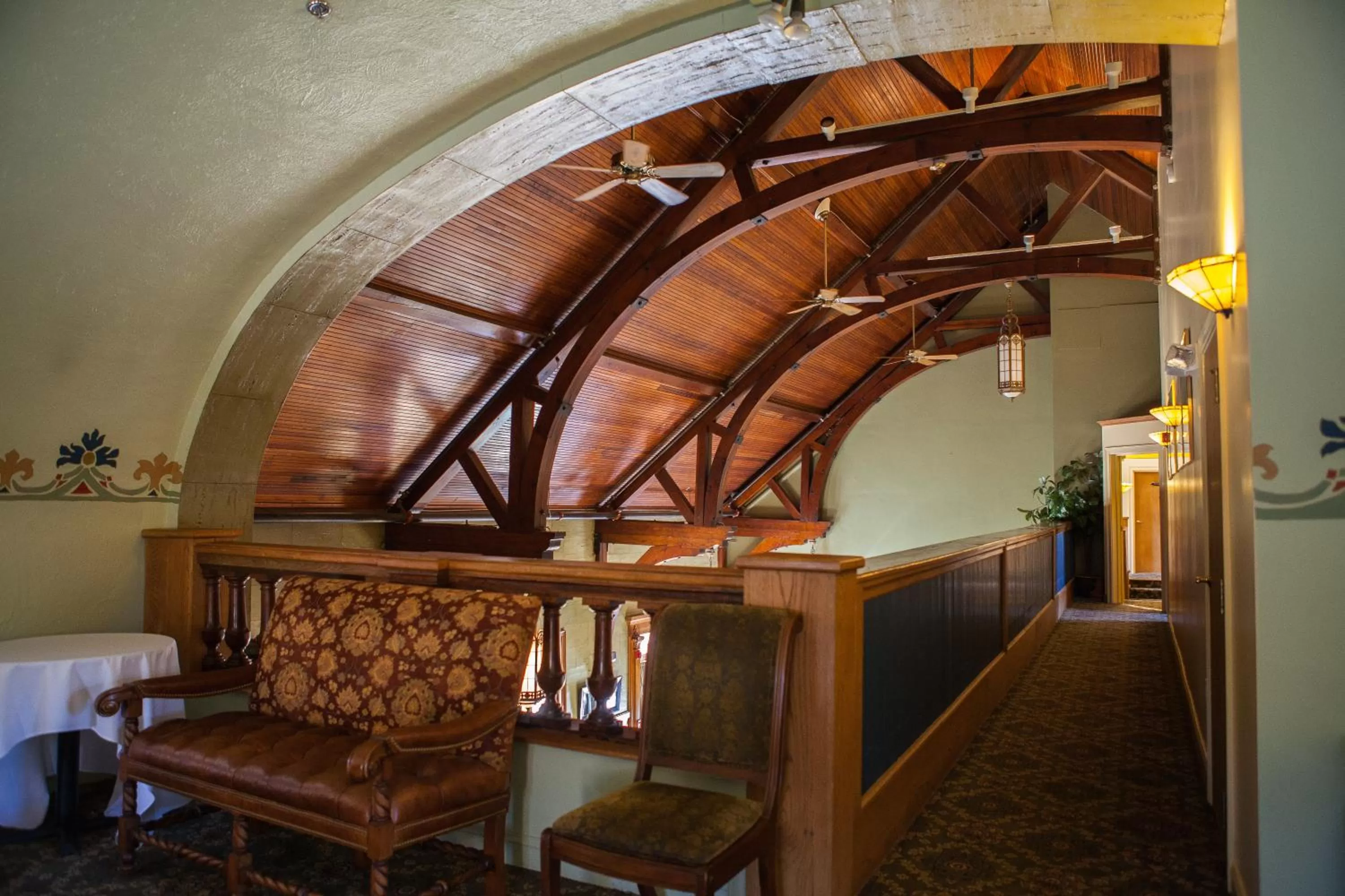 Decorative detail in Belfry Inn and Bistro