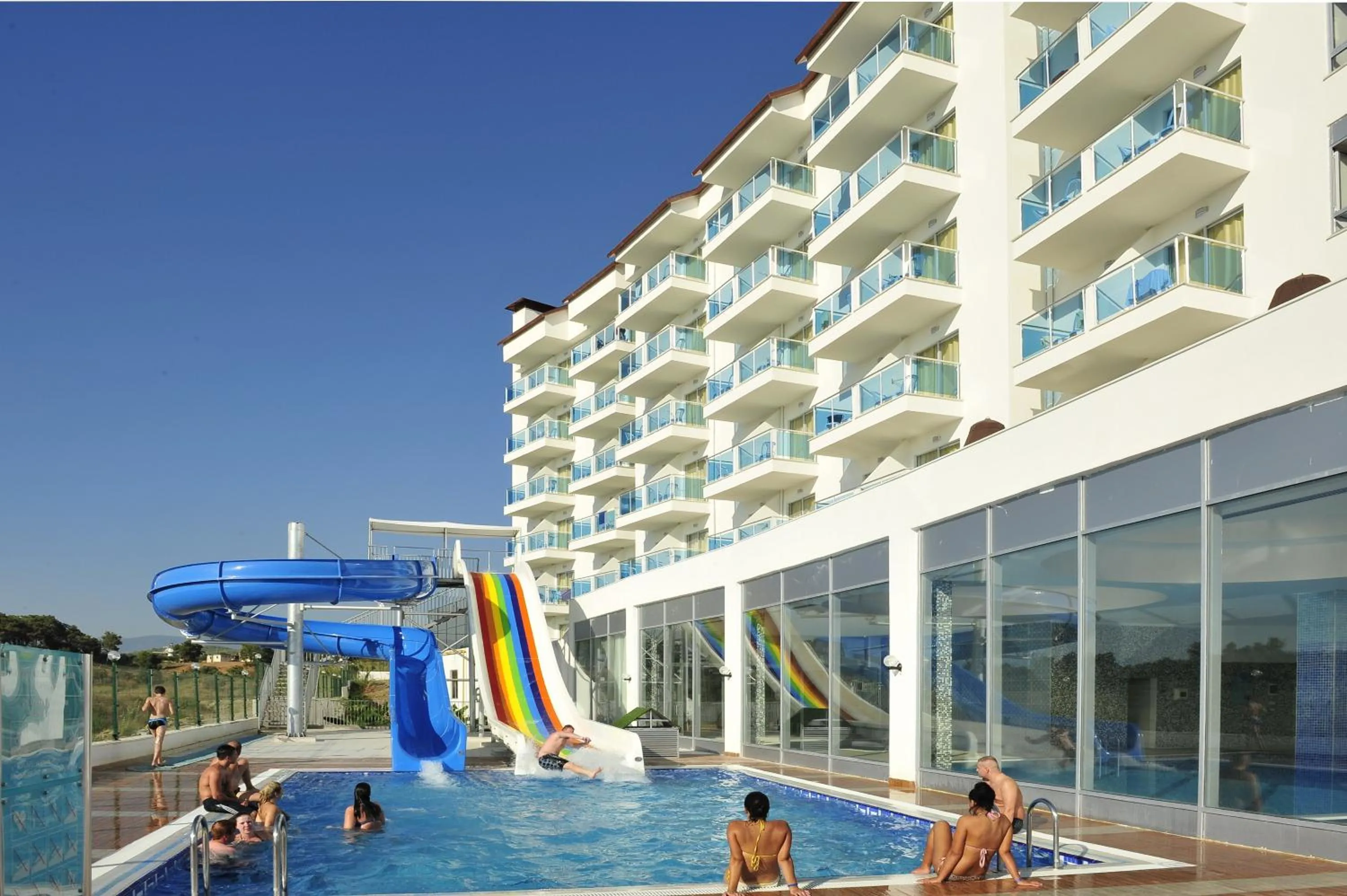 Aqua park in Cenger Beach Resort Spa - All Inclusive