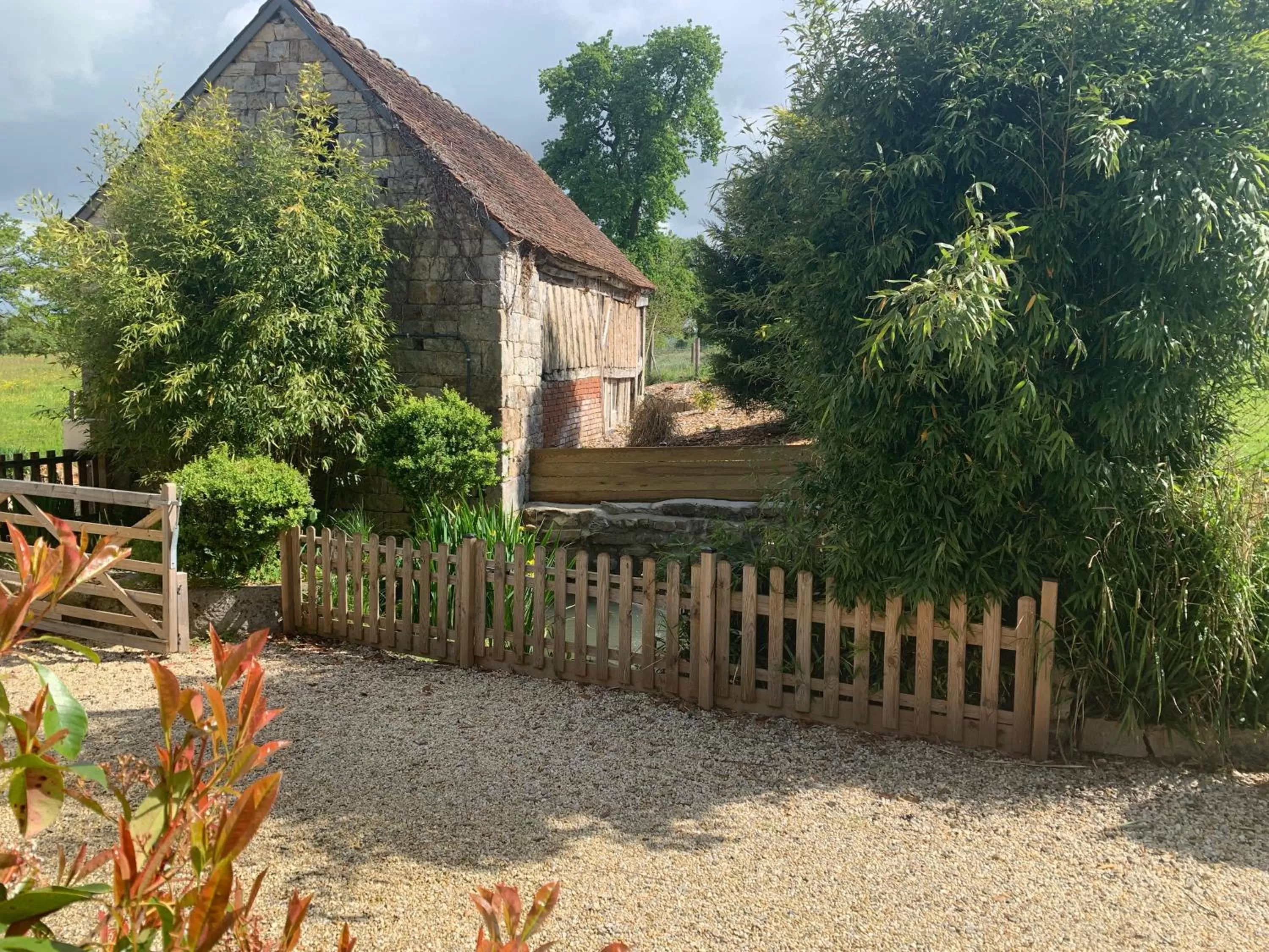 View (from property/room), Property Building in Le Bas Chesnay Chambres D'Hotes Domfront en Poiraie