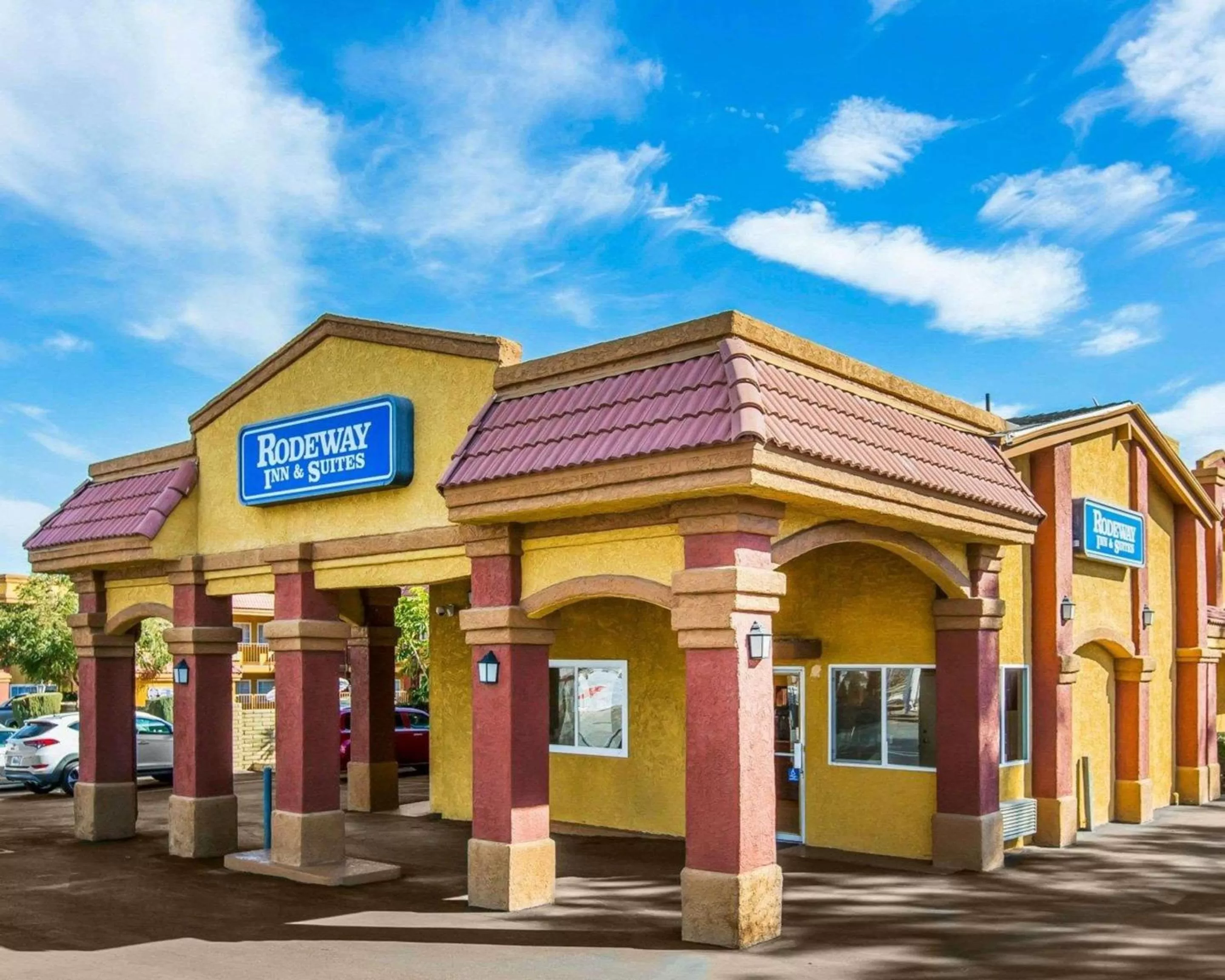 Property building in Rodeway Inn & Suites Corona