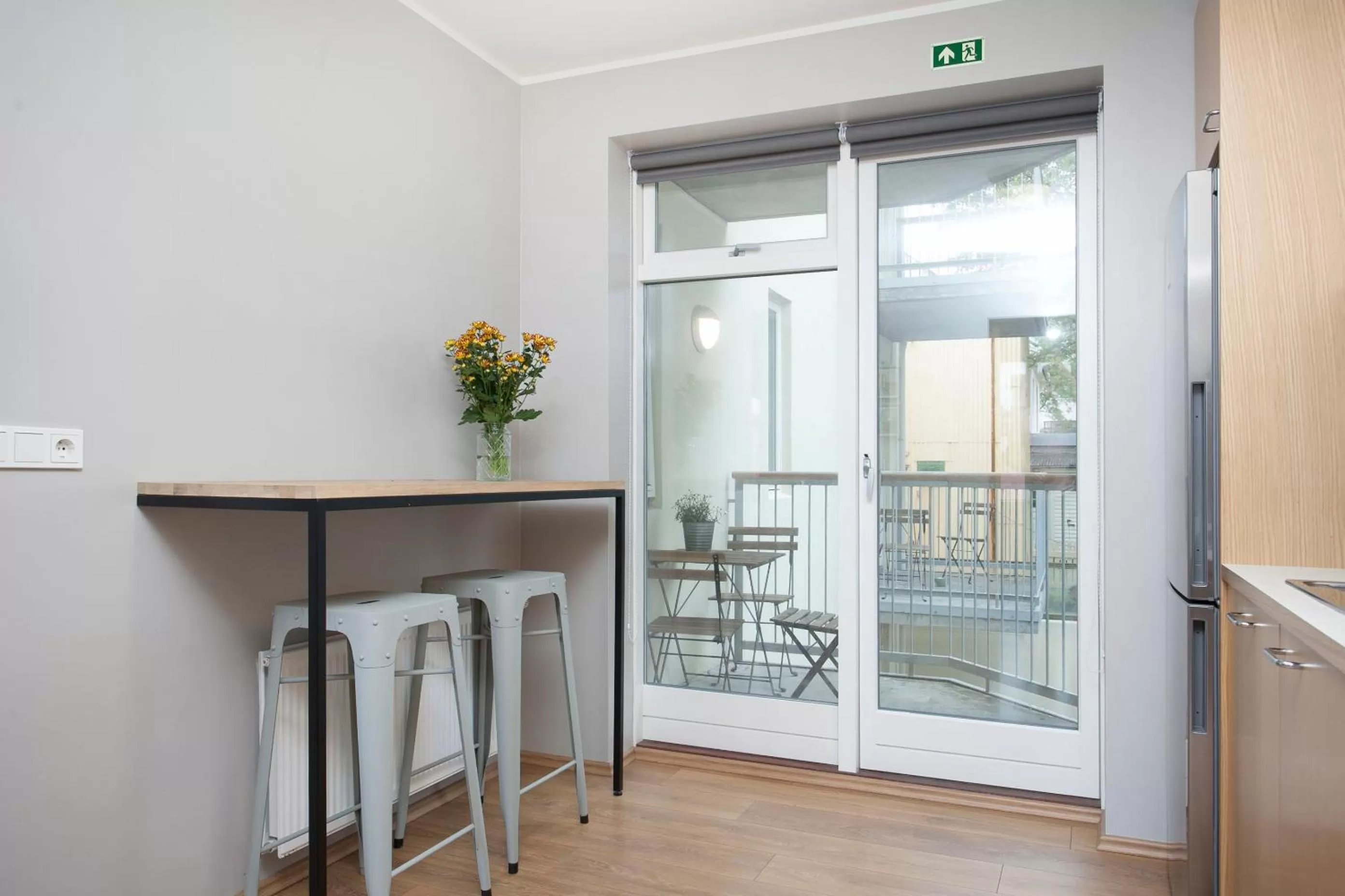 Kitchen or kitchenette in Tyr Apartments by Heimaleiga