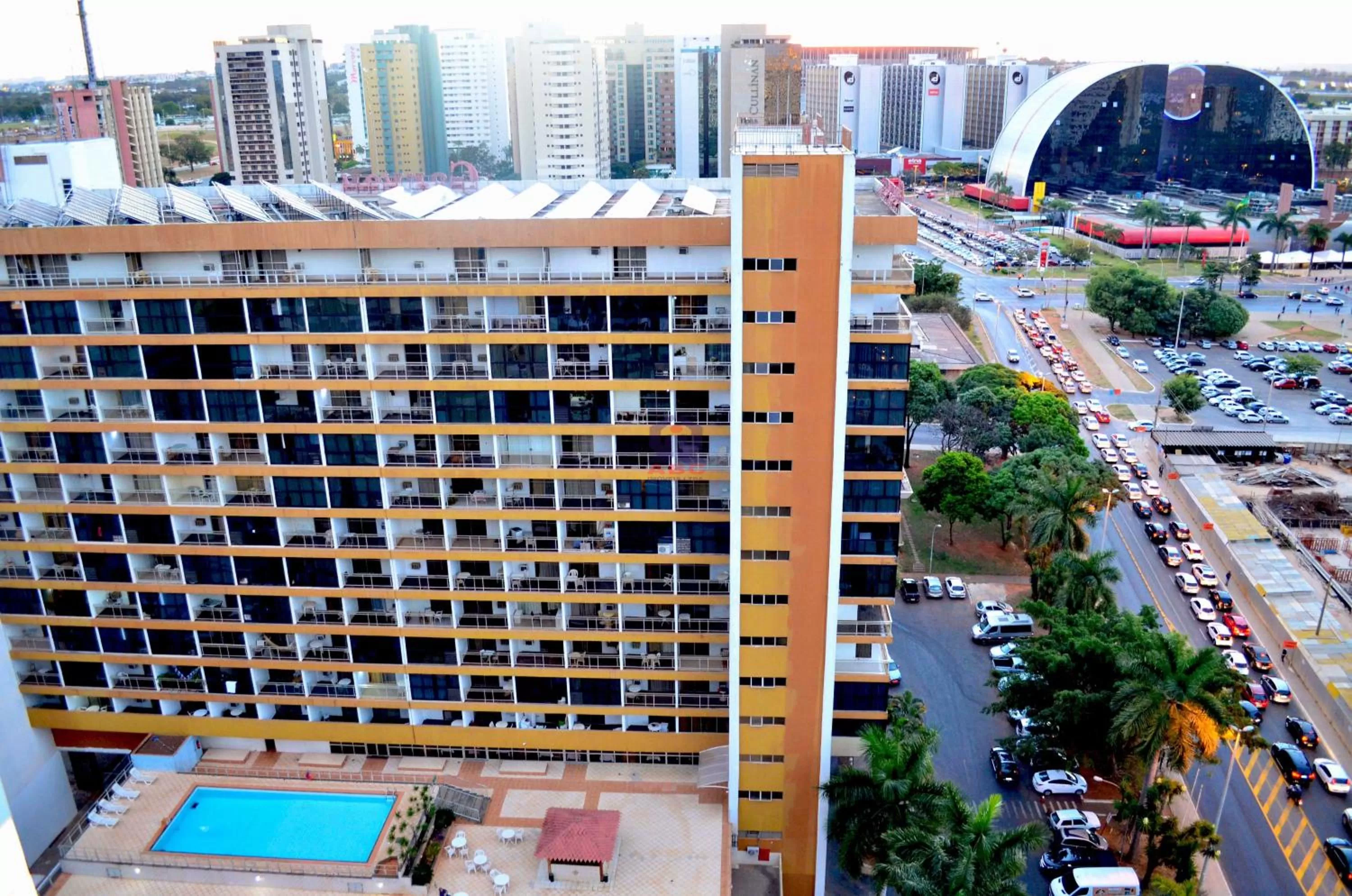 Bird's eye view in ABC Apart Hotel