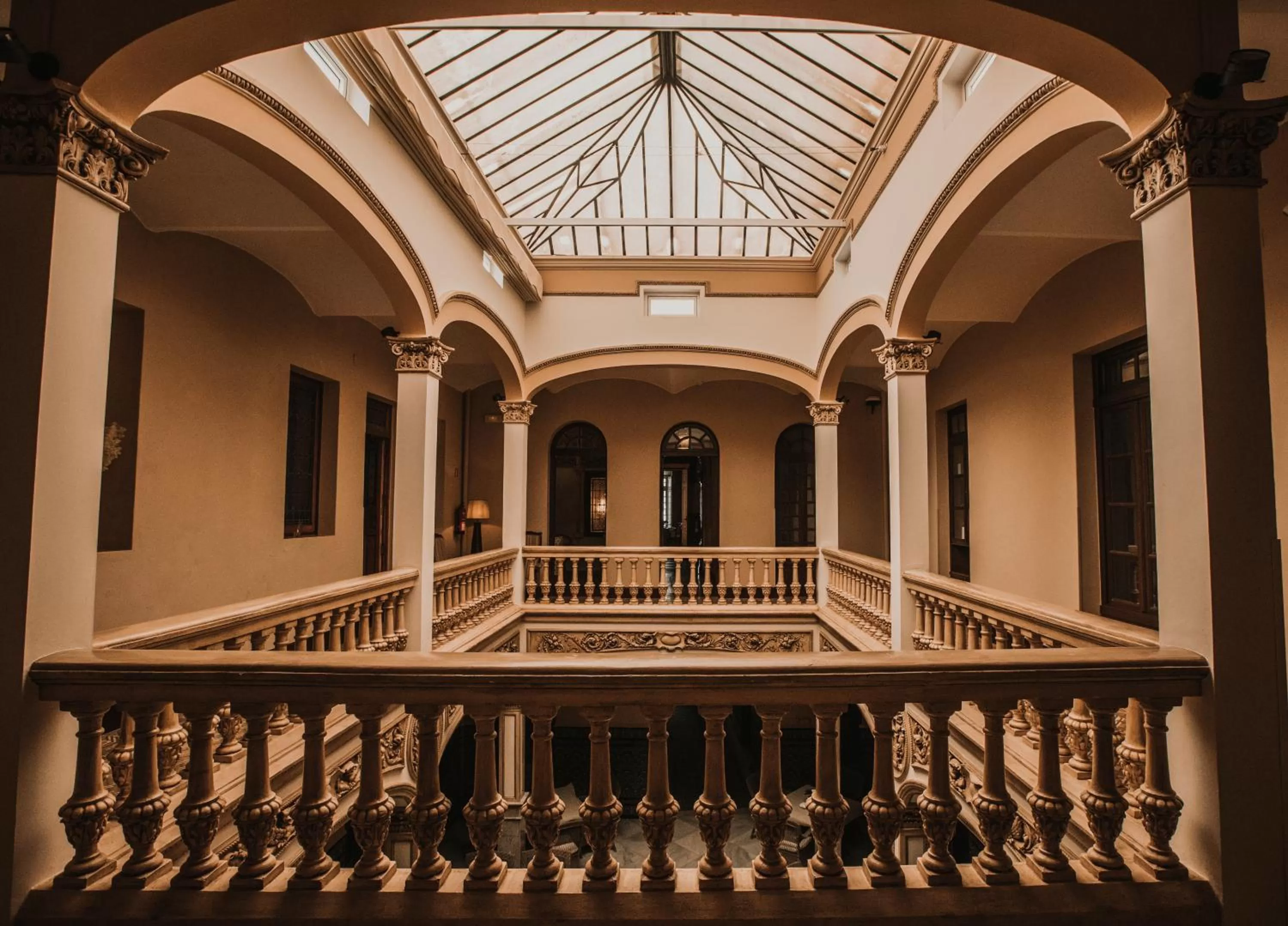 Patio in Hotel Rural OLIVENZA PALACIO