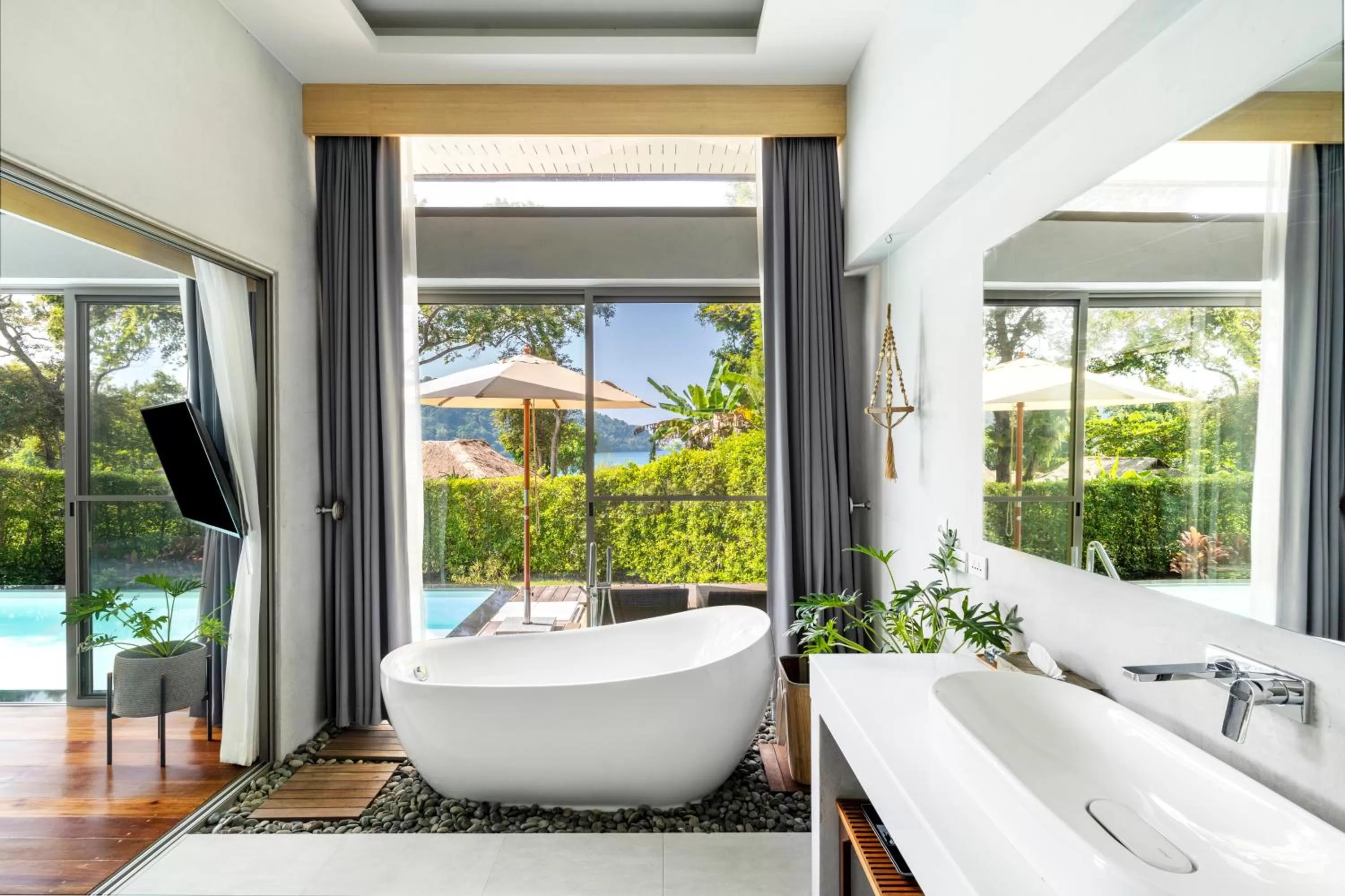 Bathroom in The Beach Natural Resort Koh Kood
