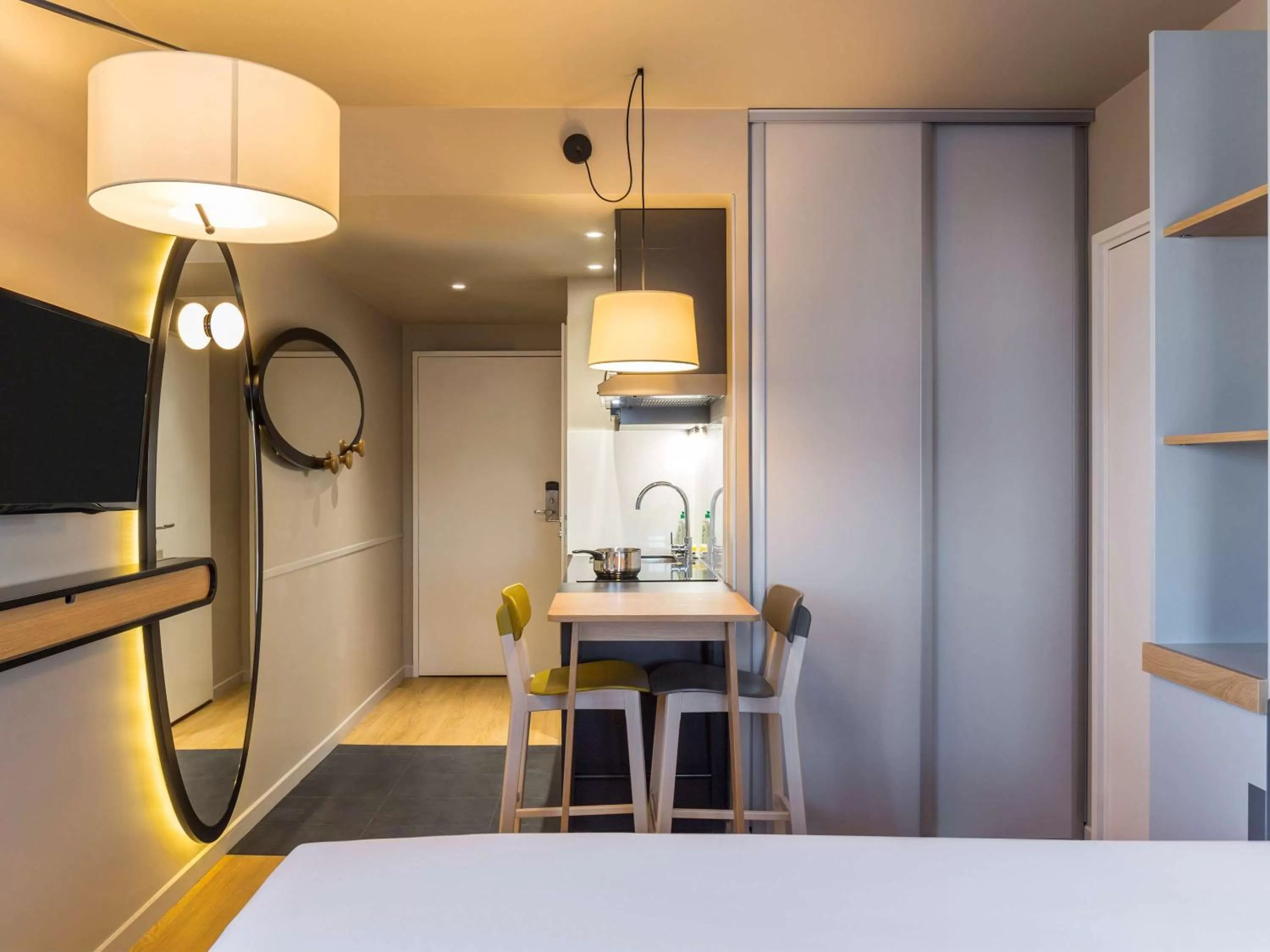 Photo of the whole room, Bed in Aparthotel Adagio access Montpellier Centre