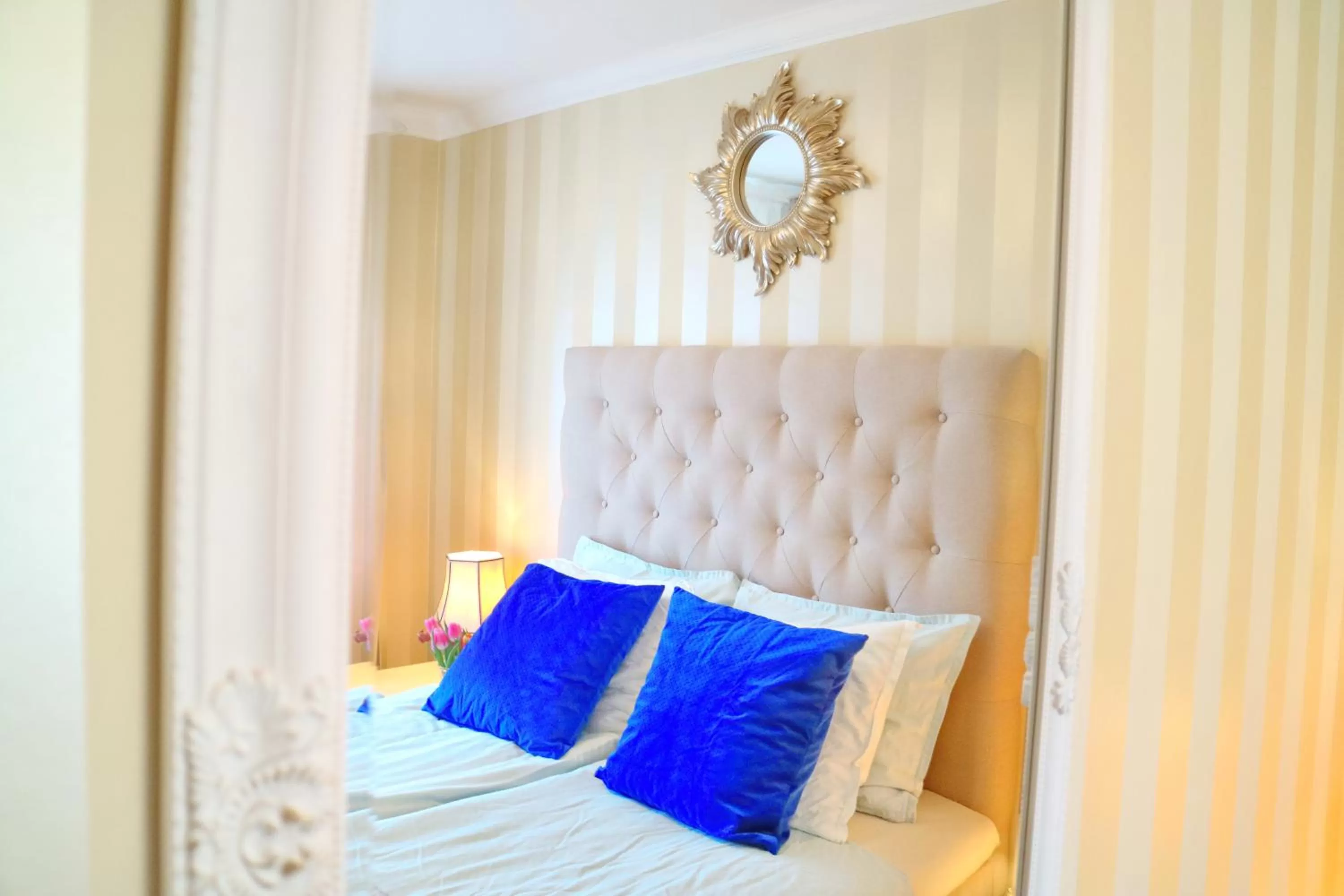 Bed in Vänerport Lakefront Hotell