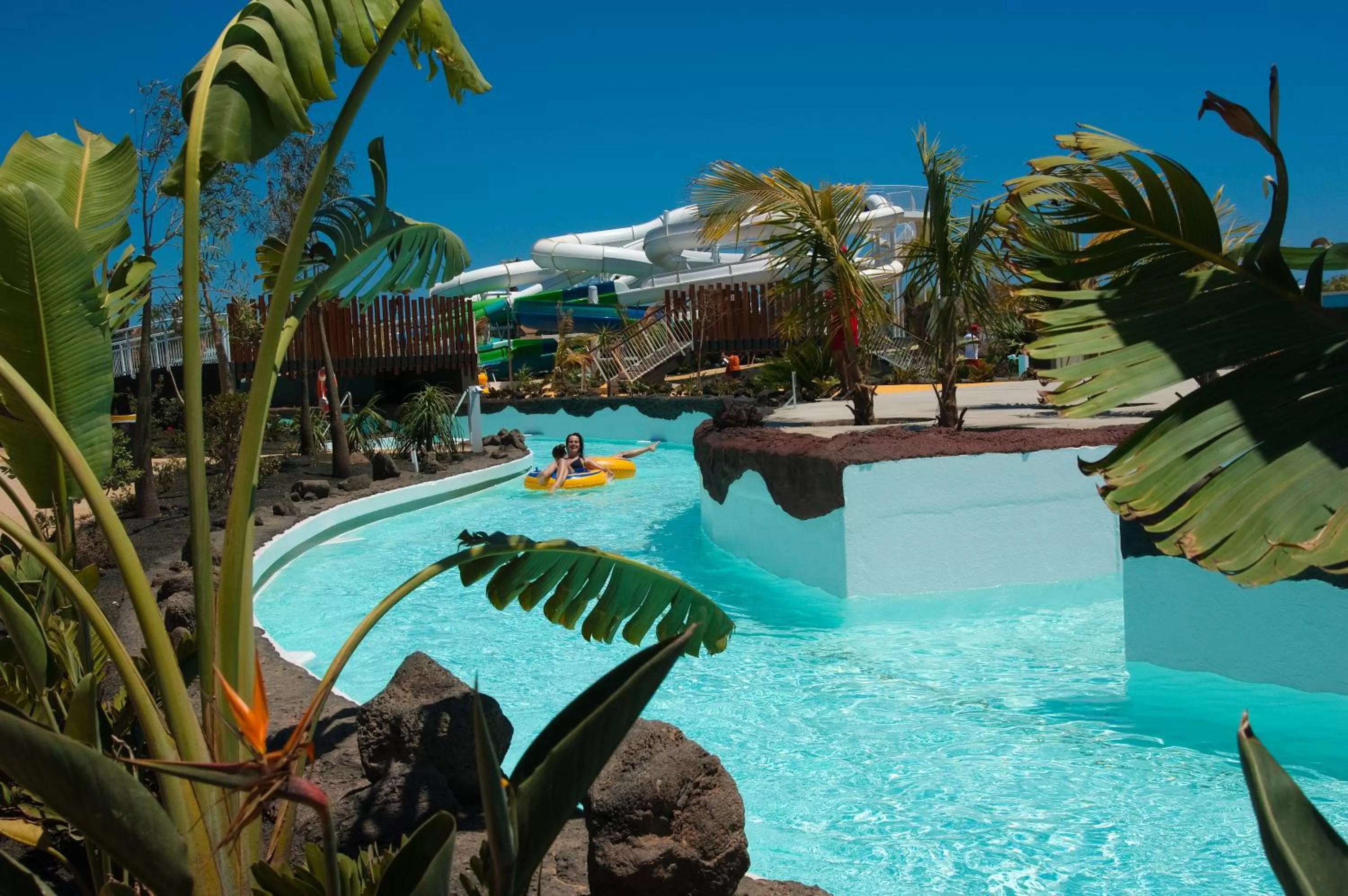 Swimming pool in Relaxia Lanzasur Club - Aqualava Water Park