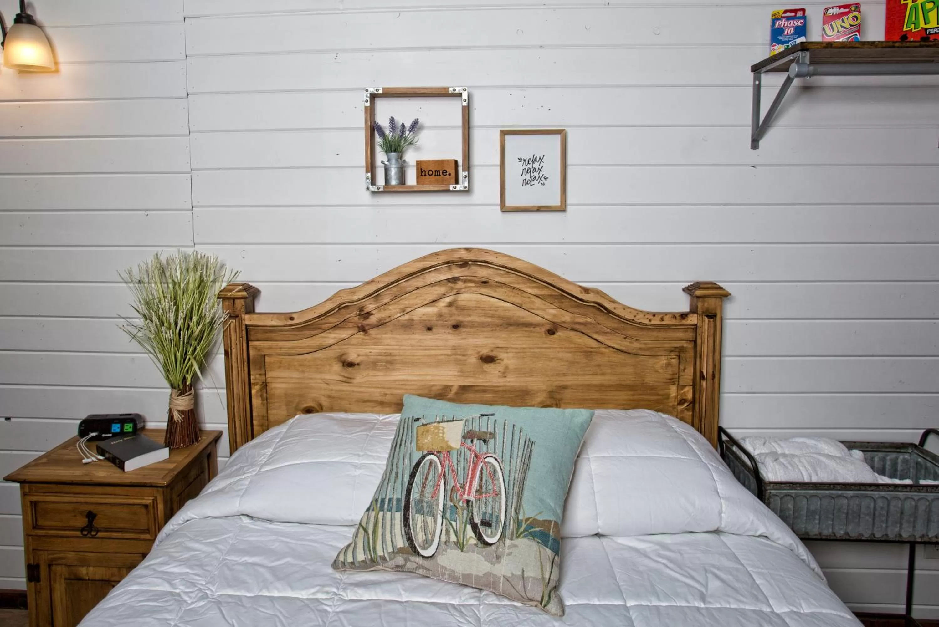 Bed in Stateline Cabin