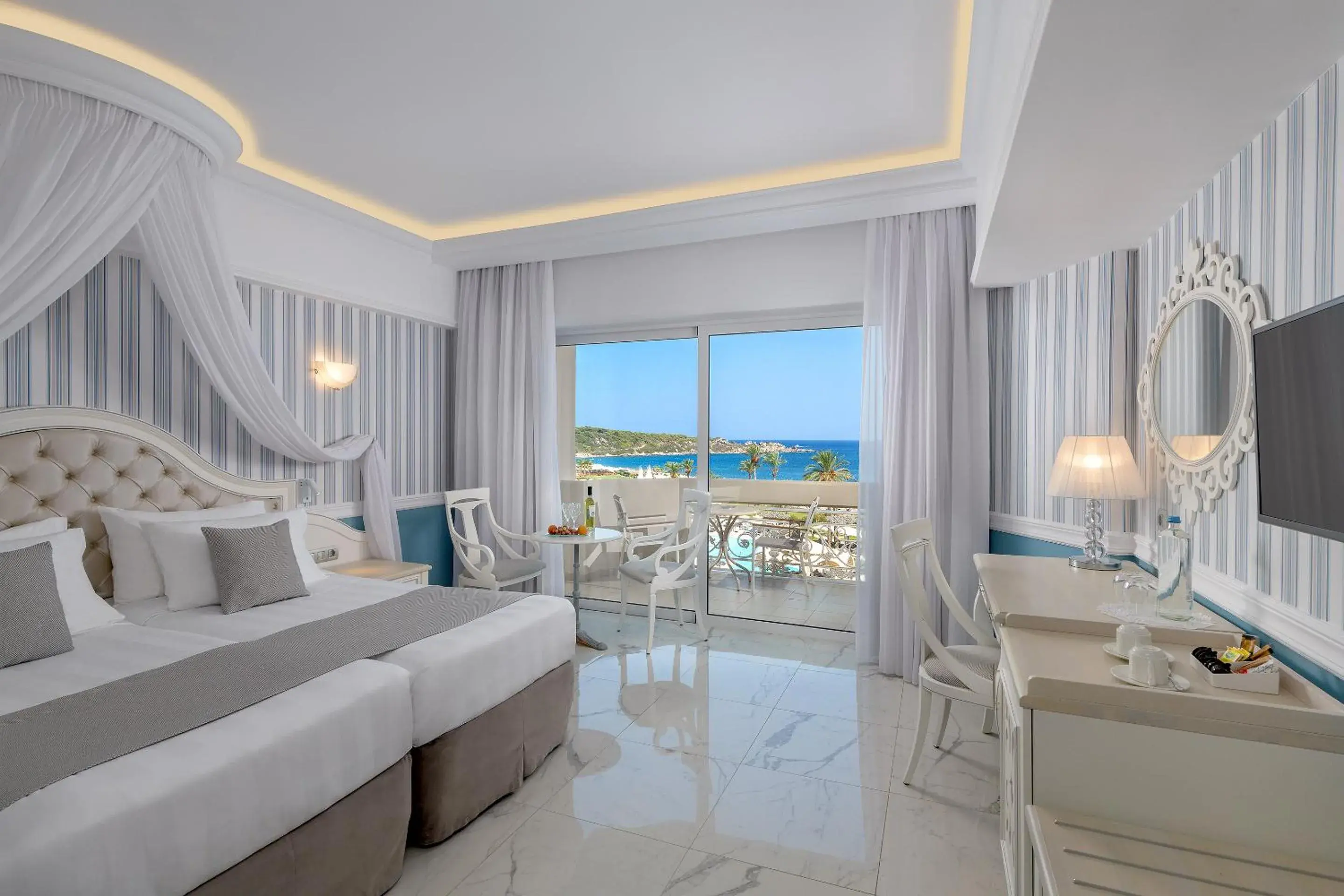 Superior Deluxe Twin Room with Sea View (2 Adults + 1 Child) in Rodos Palladium Leisure & Wellness Superior Deluxe Twin Room with Sea View (2 Adults + 1 Child) in Rodos Palladium Leisure & Wellness