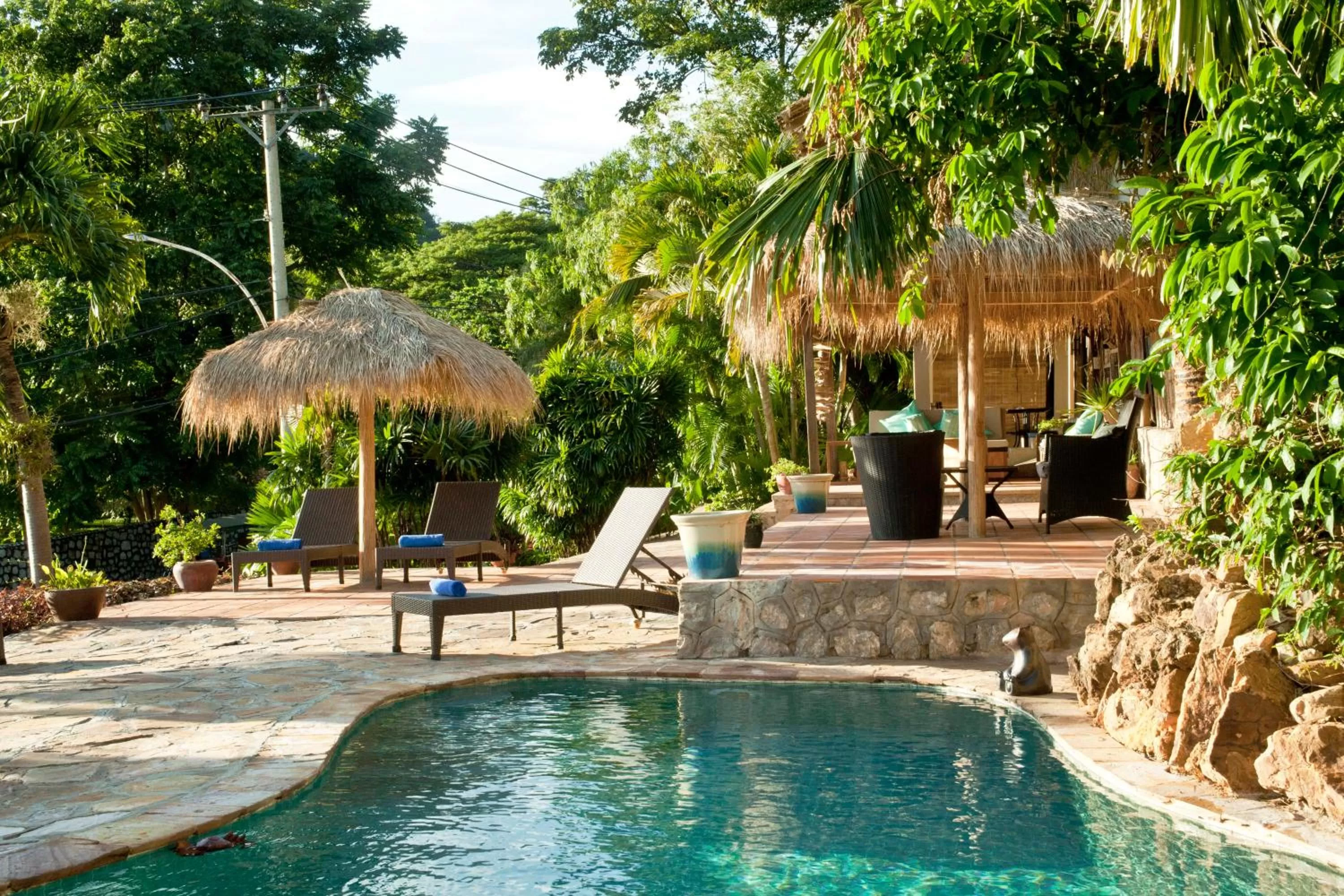 Swimming pool in The Beach House