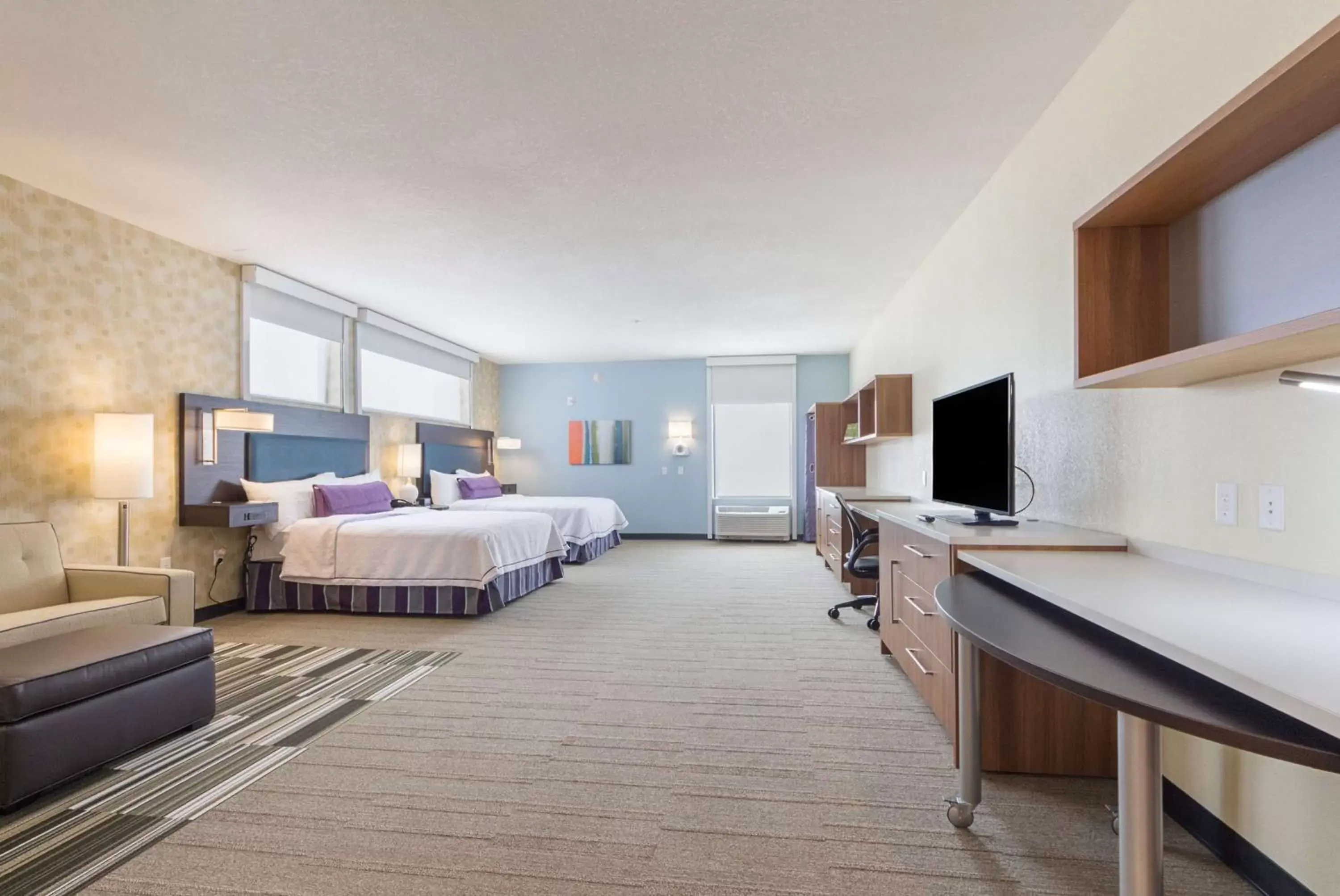 Studio with Two Queen Beds and Accessible Tub - Mobility Access/Non-Smoking in Home2 Suites By Hilton Oklahoma City Yukon Studio with Two Queen Beds and Accessible Tub - Mobility Access/Non-Smoking in Home2 Suites By Hilton Oklahoma City Yukon