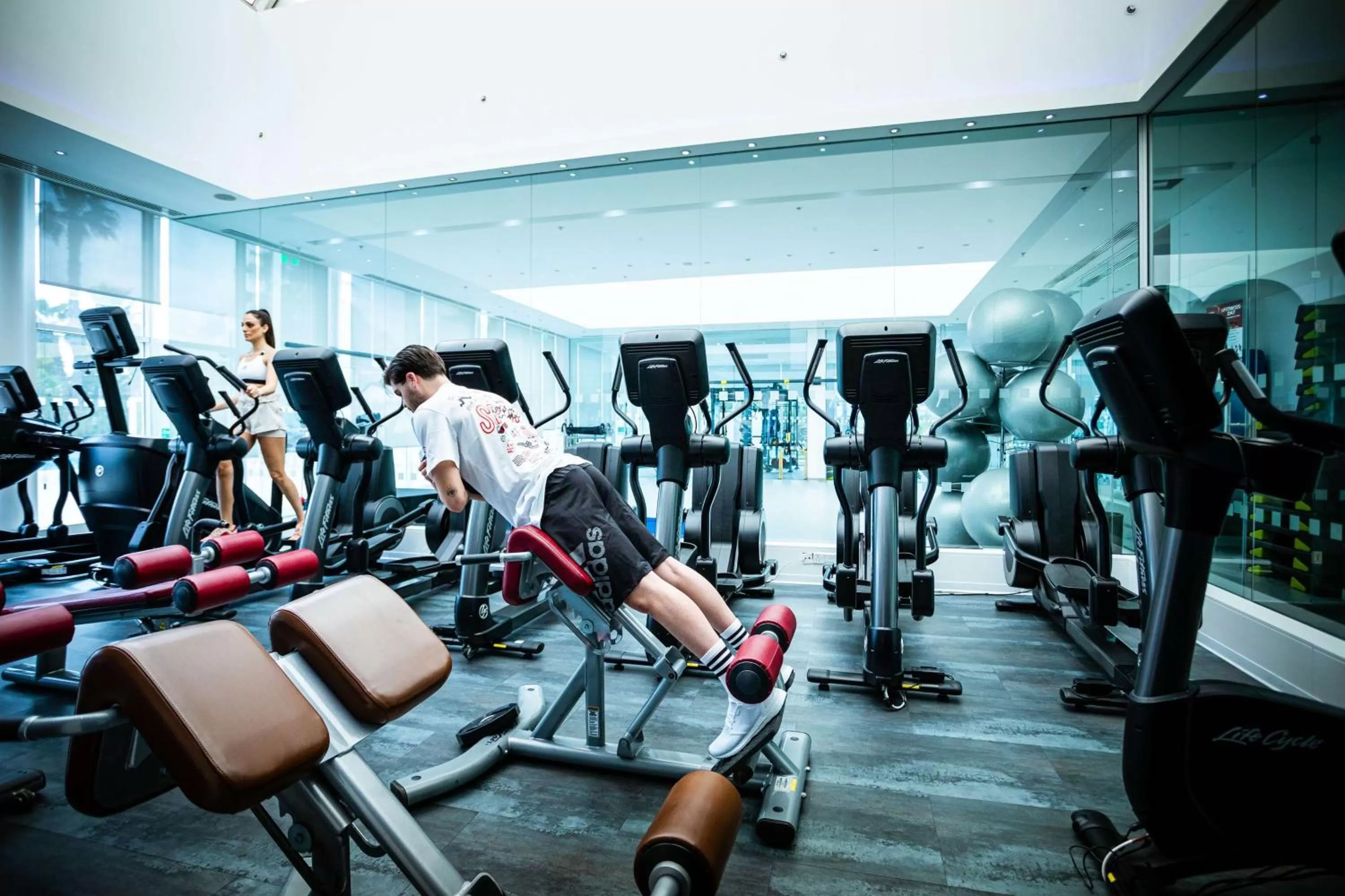 Fitness centre/facilities in Hilton Nicosia