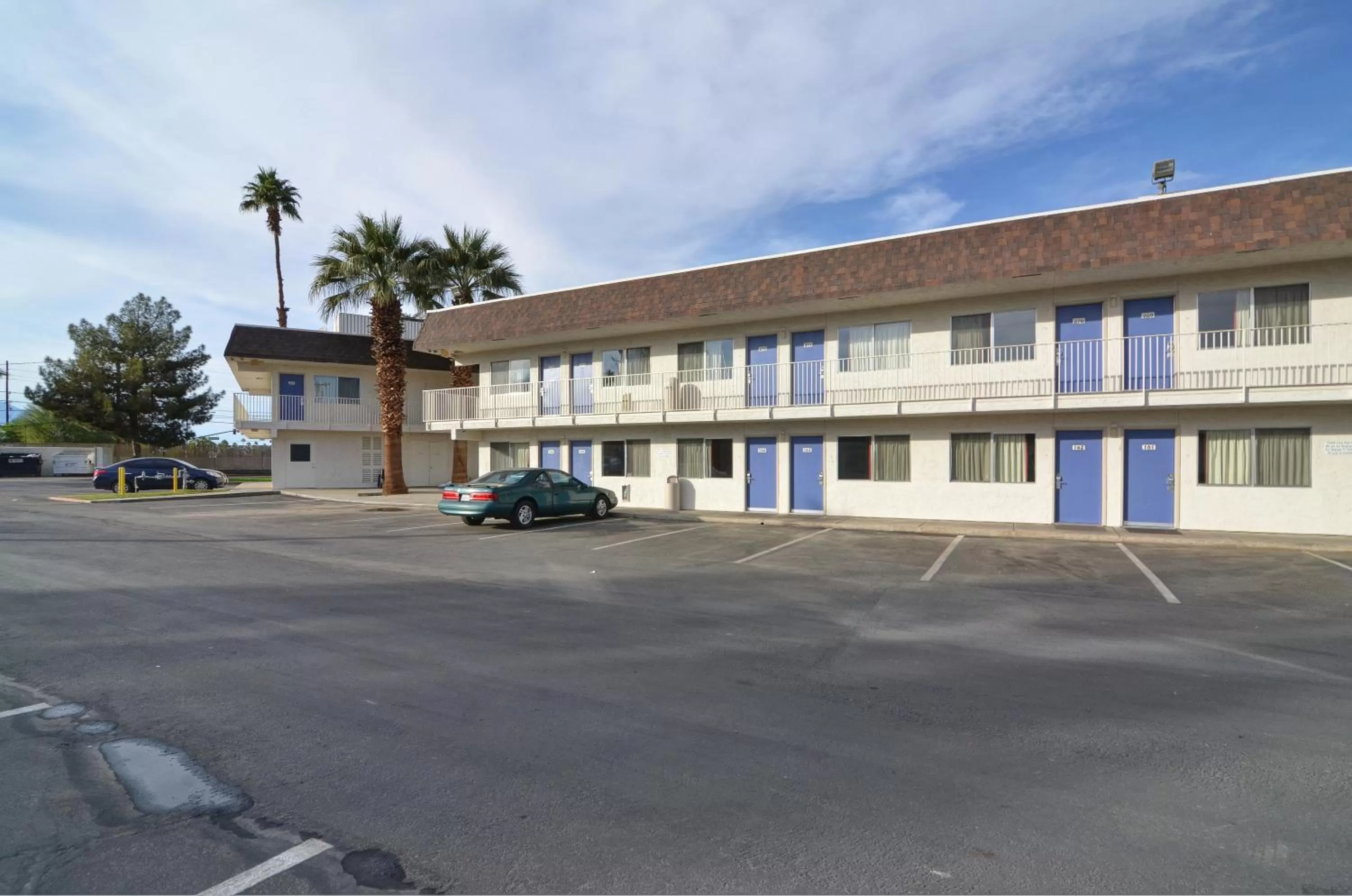 Facade/entrance in Motel 6-Indio, CA - Palm Springs