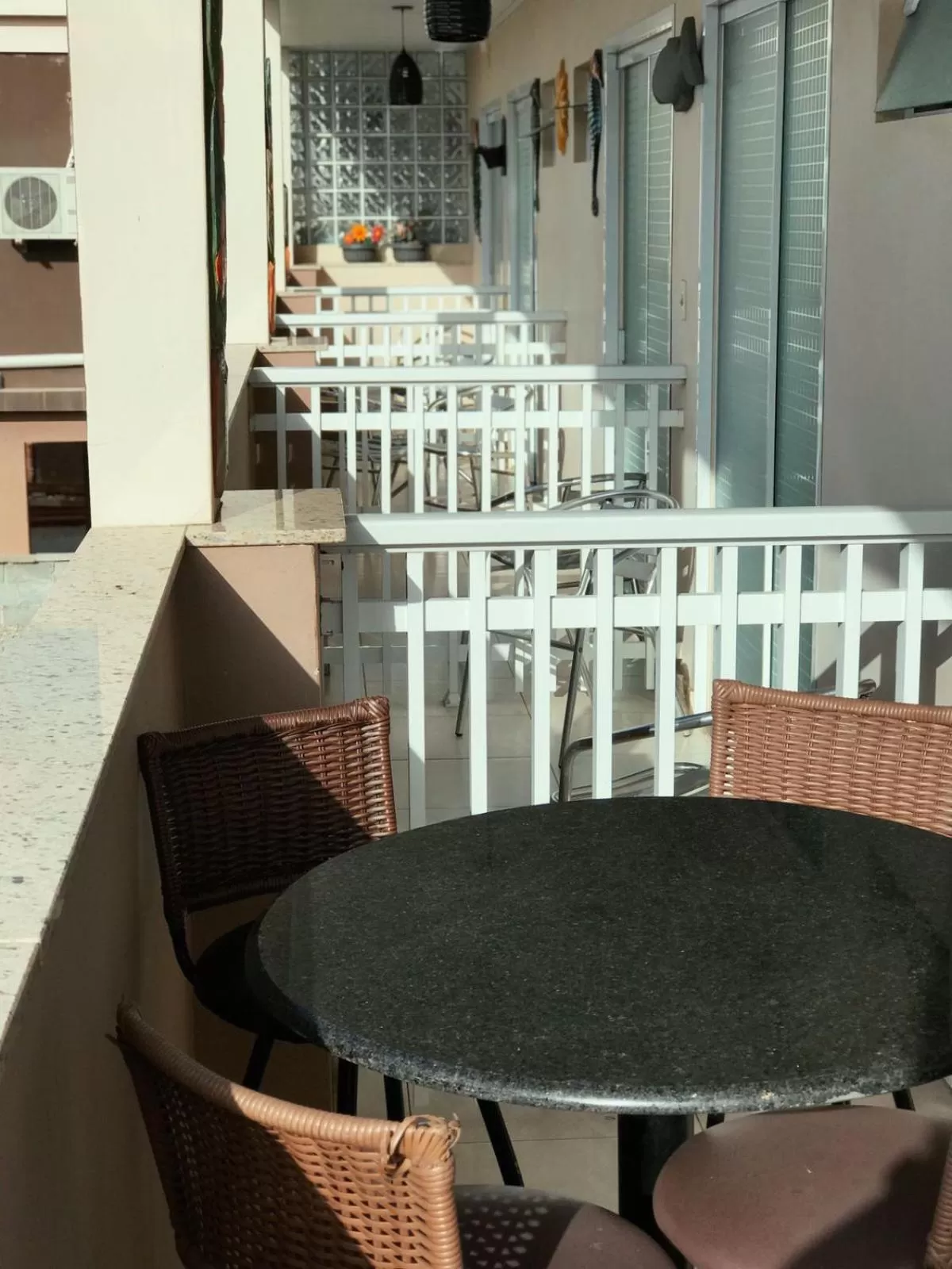 Balcony/Terrace in Pousada Rota das Praias