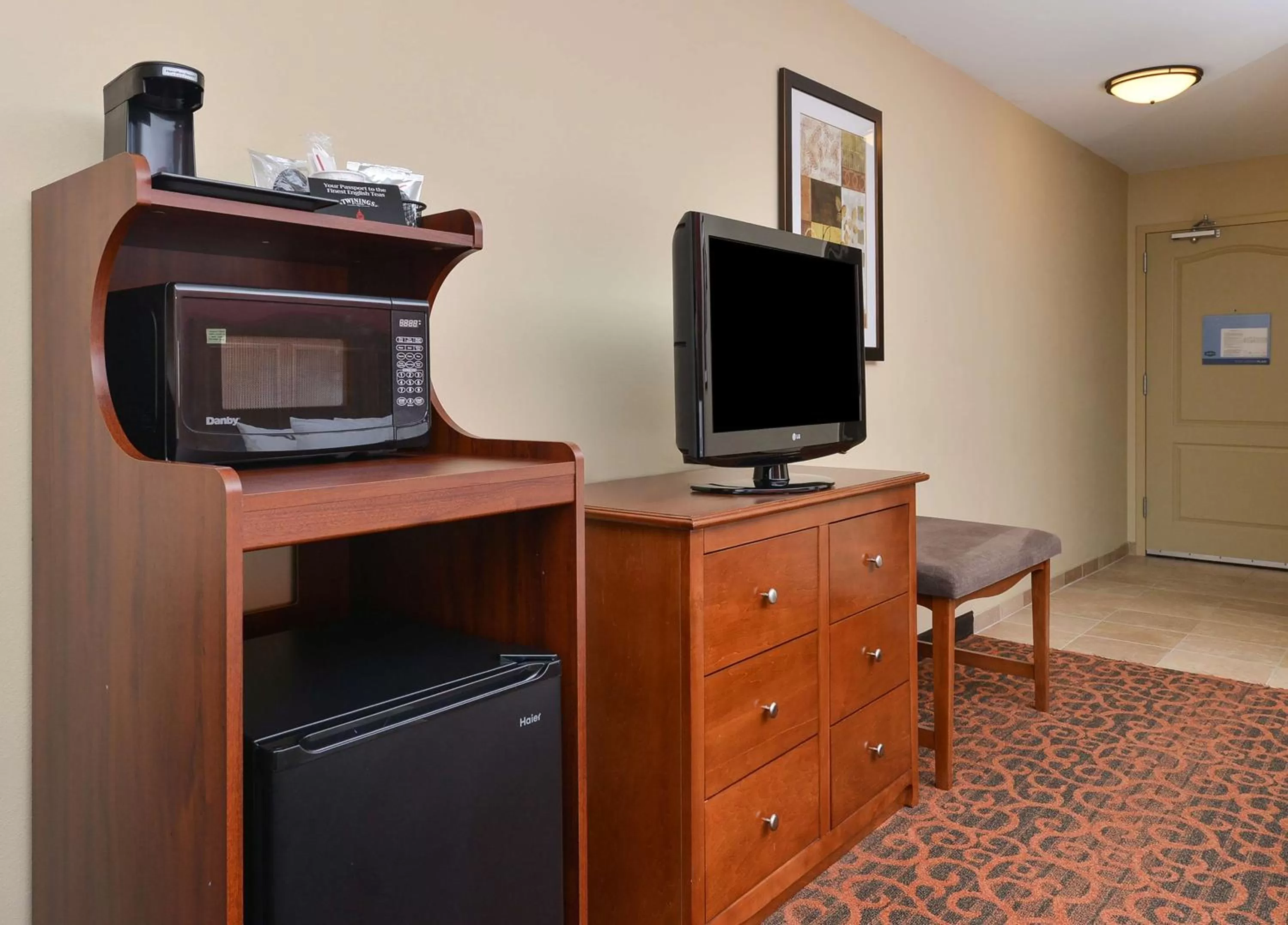 Bedroom in Hampton Inn Muscatine