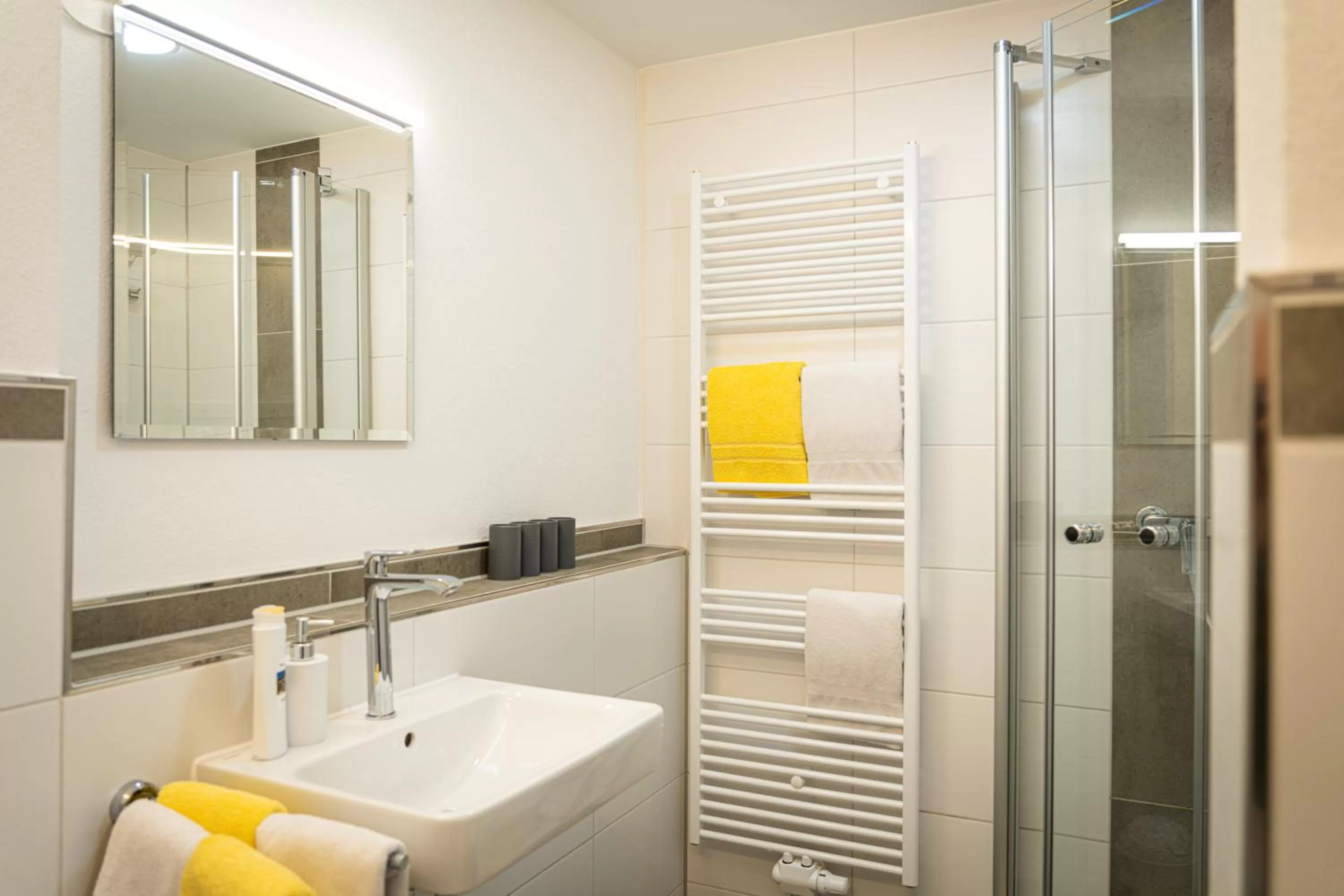 Shower, Bathroom in Hotel Jakob