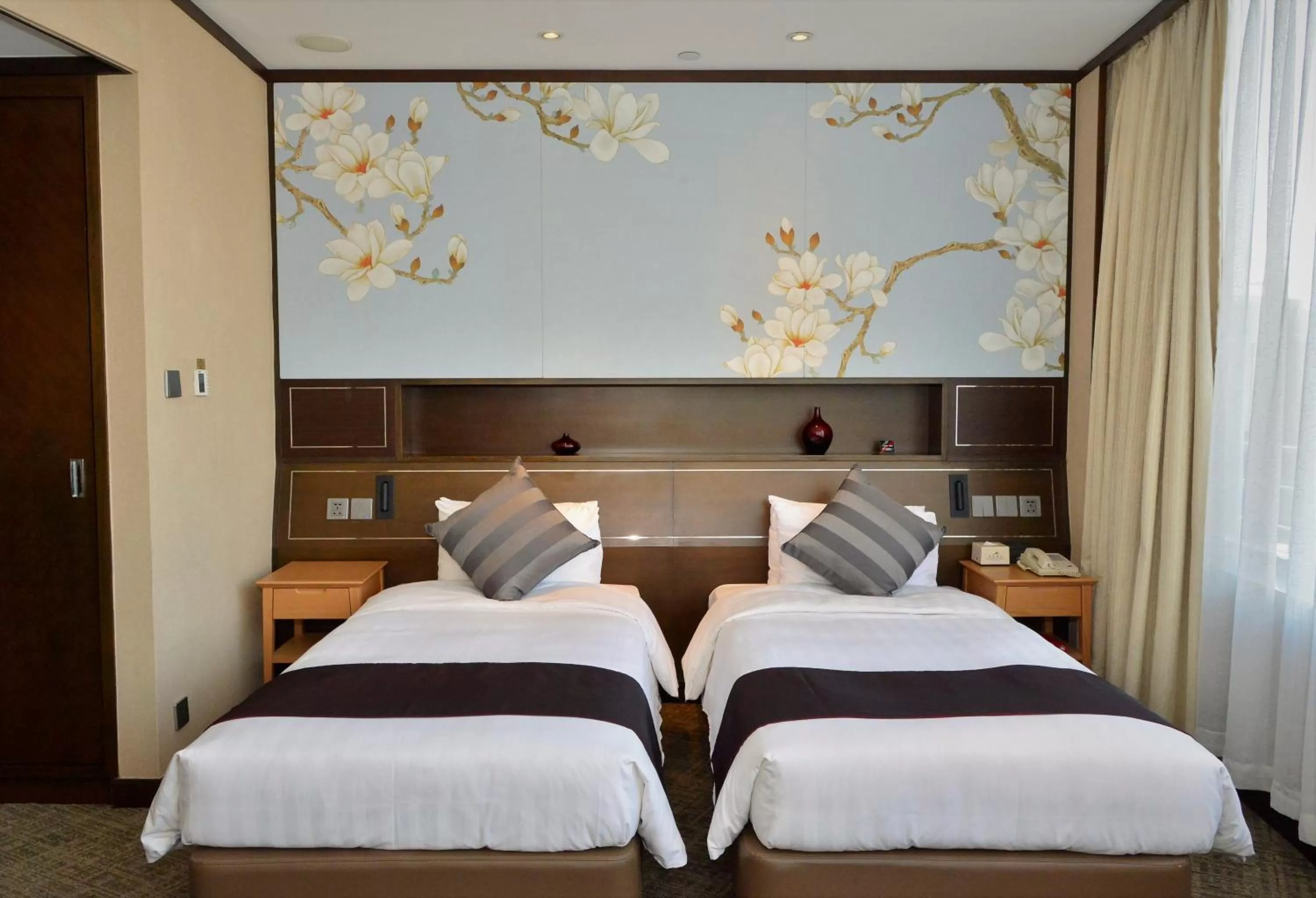 Bed in South Pacific Hotel