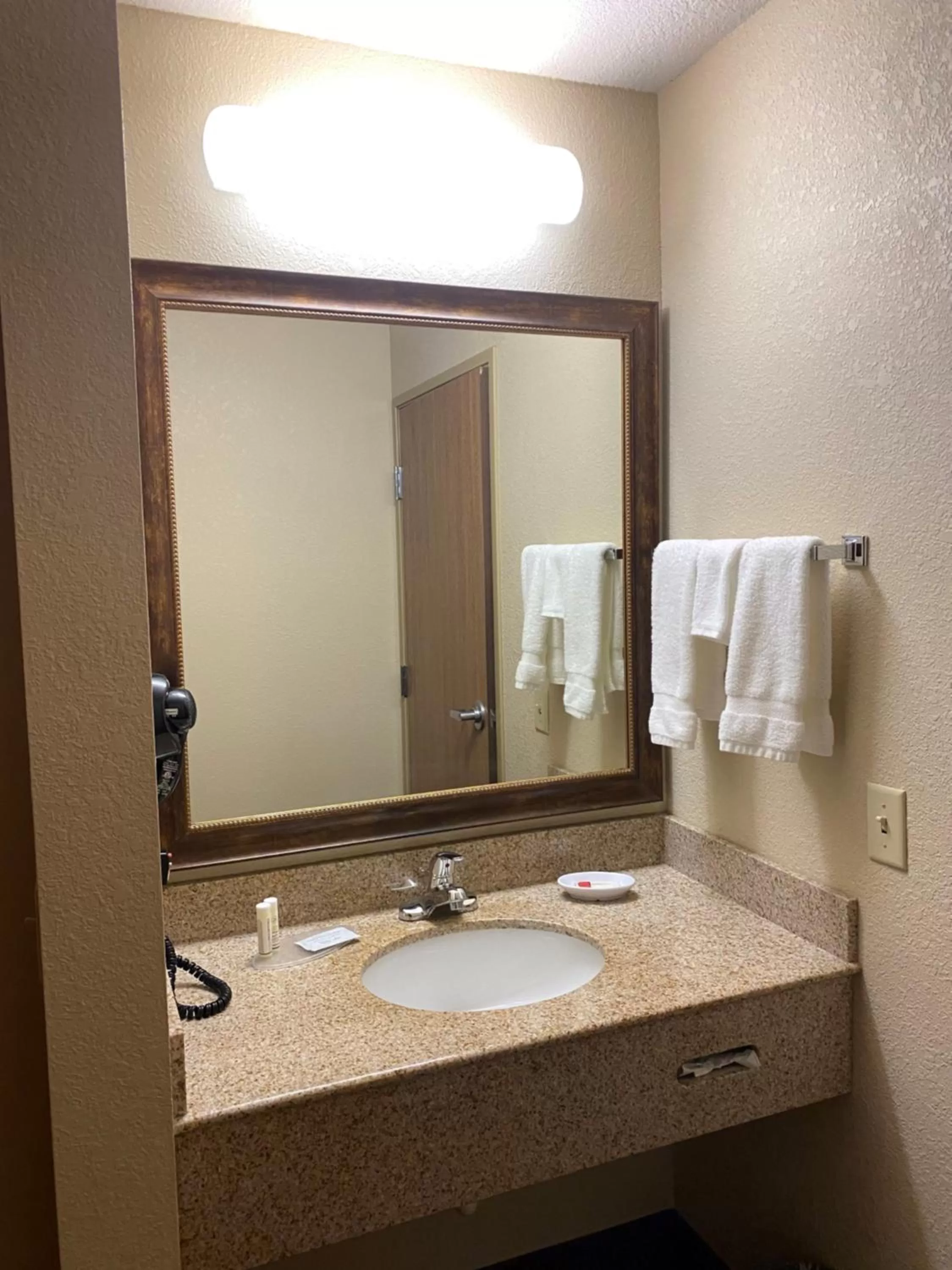 Bathroom in AmericInn by Wyndham Anamosa