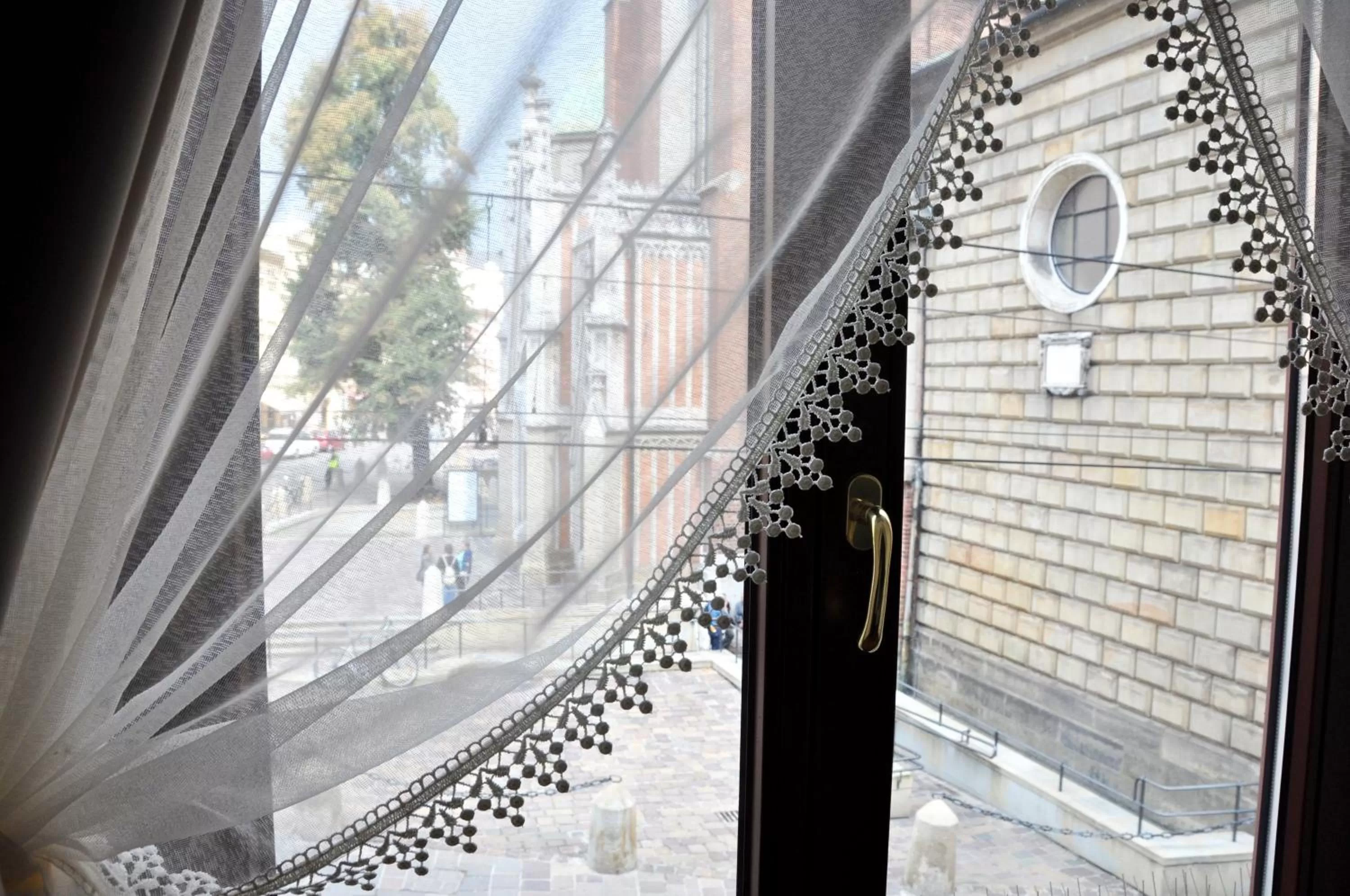 Decorative detail in Hotel Santi