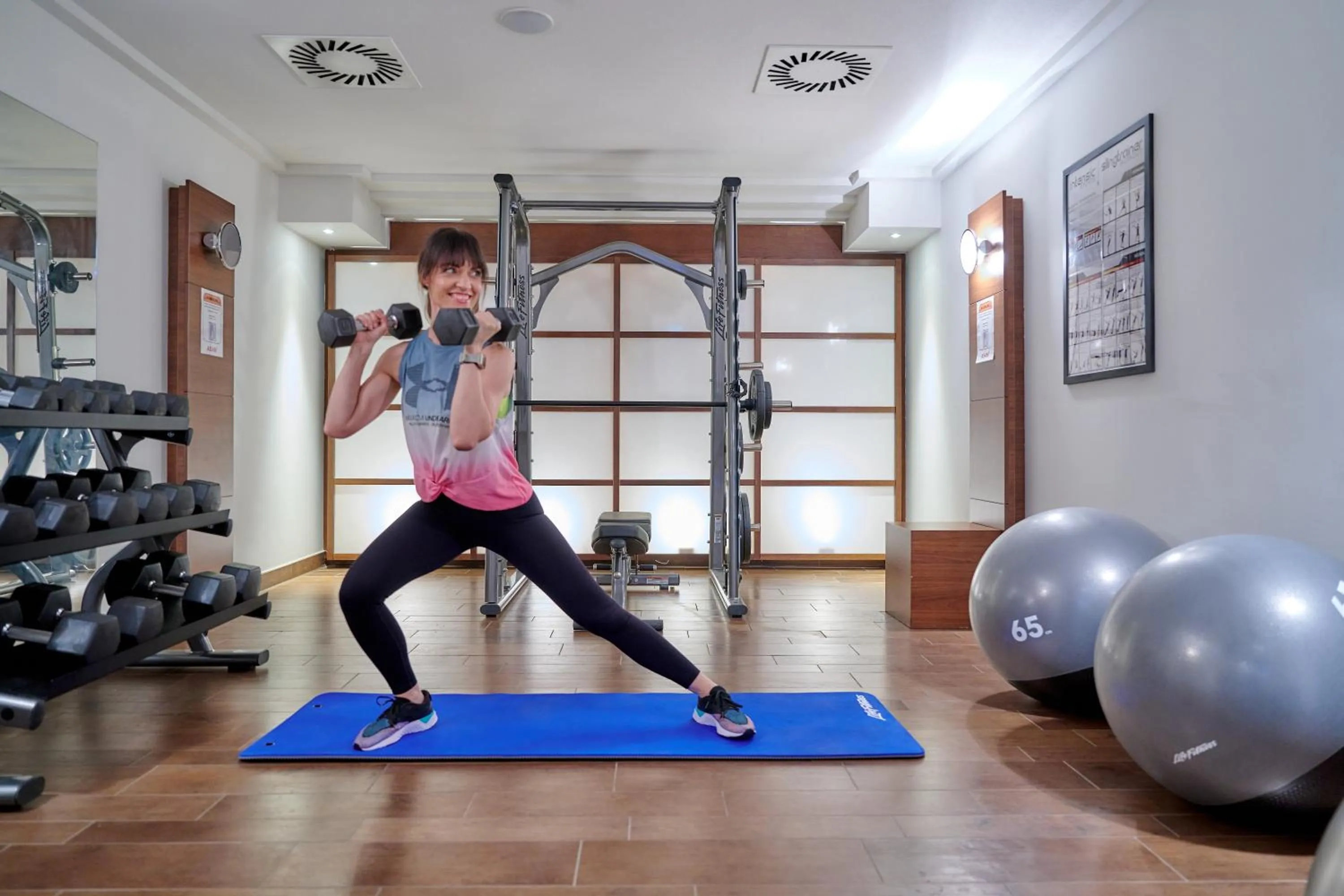 Fitness centre/facilities in Asam Hotel