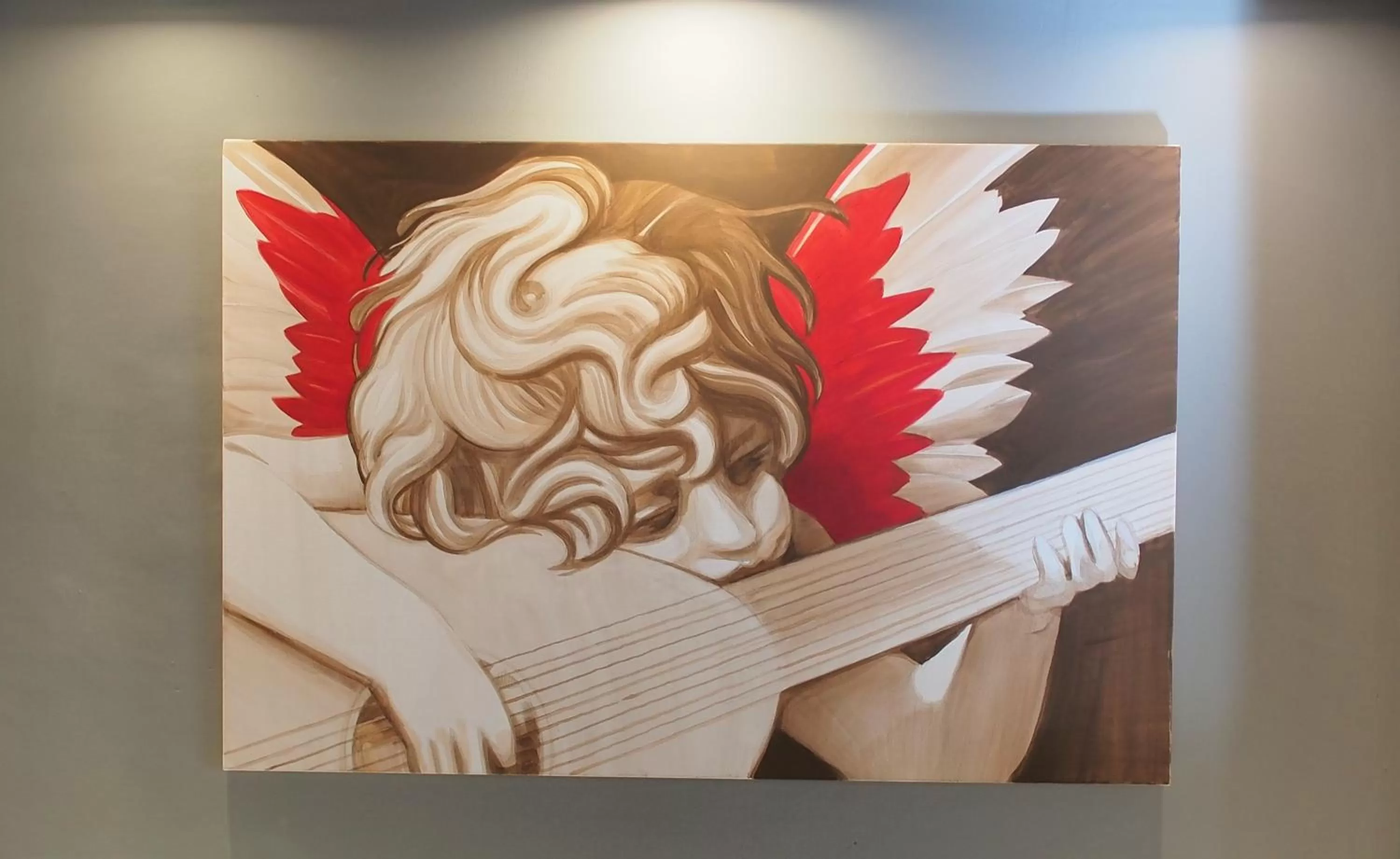 Decorative detail, Bed in B&B Residenza Maiano