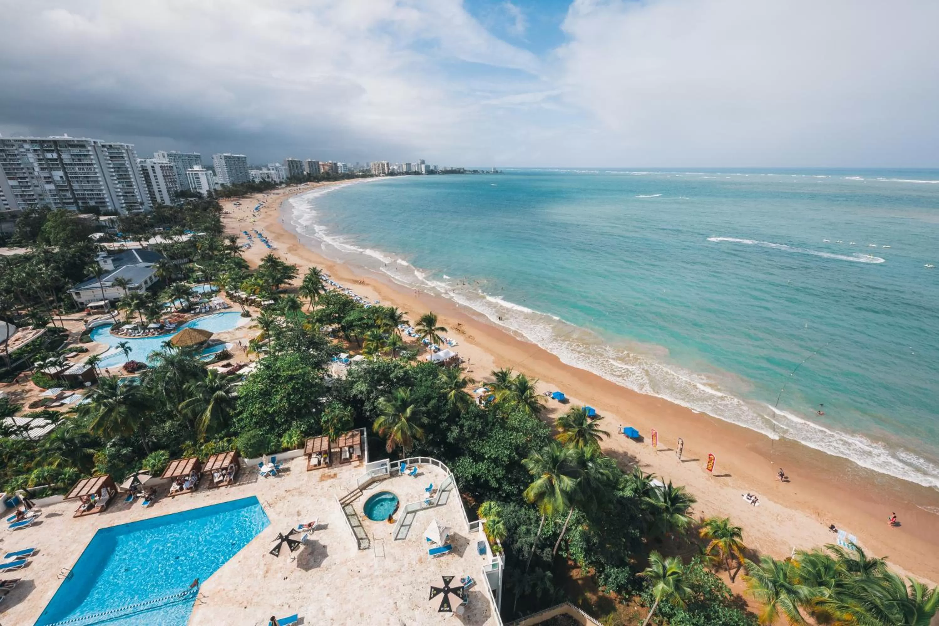 Bird's eye view, Pool View in ESJ Towers by Chana