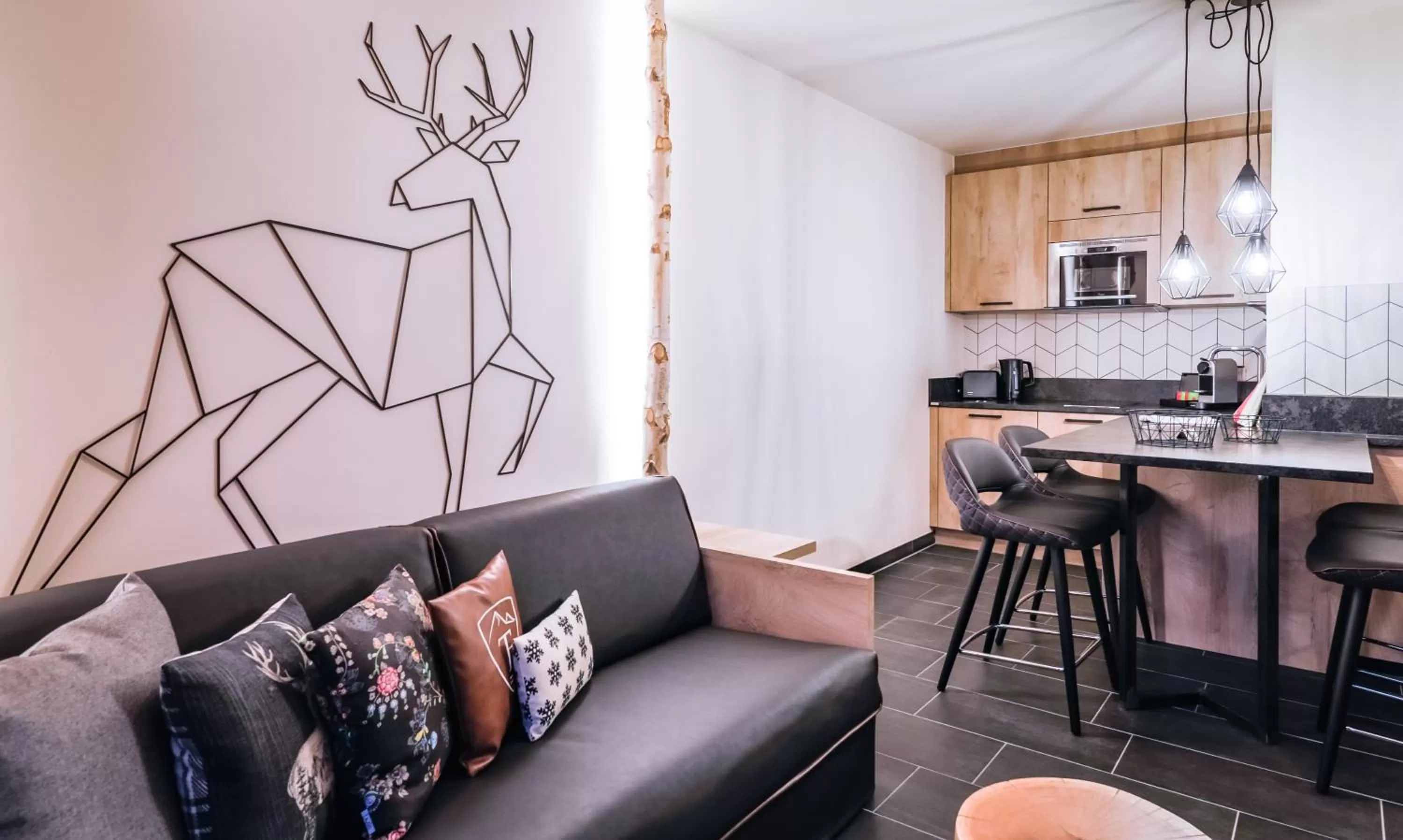 Kitchen or kitchenette in 24 by AvenidA - Mountain Hotel