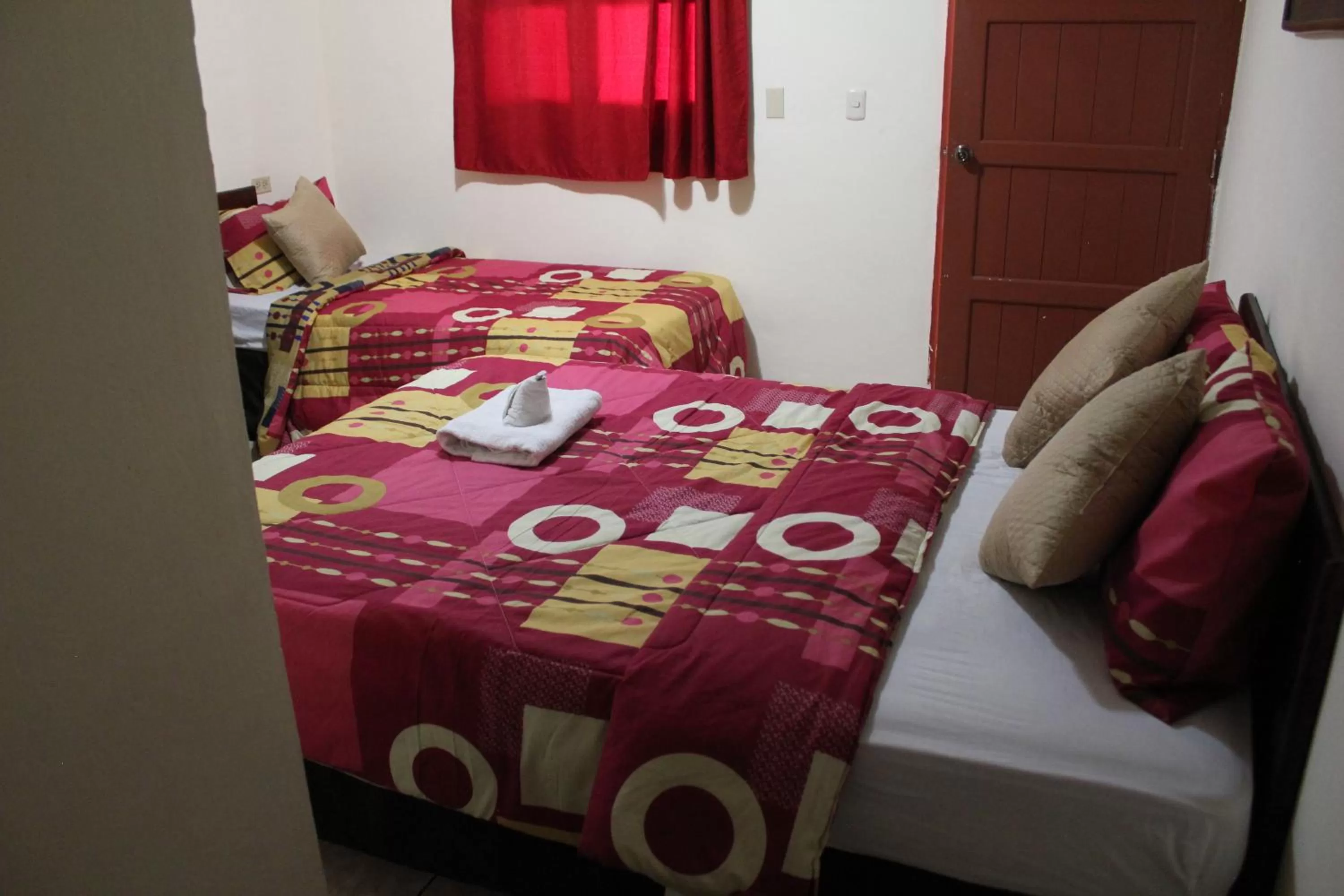 Bed in Hotel Villa Angelo