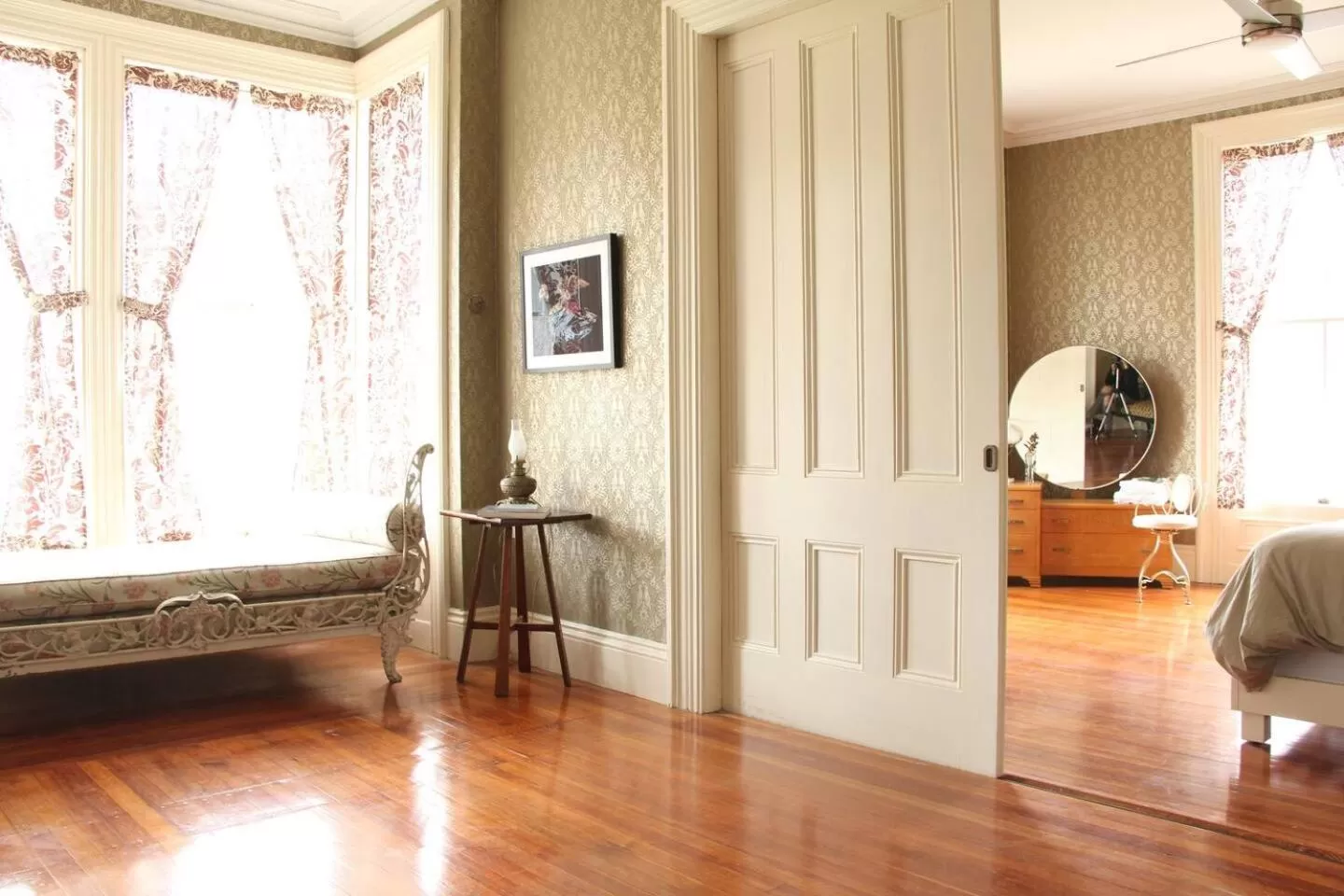 Bed in The Wedding Cake House