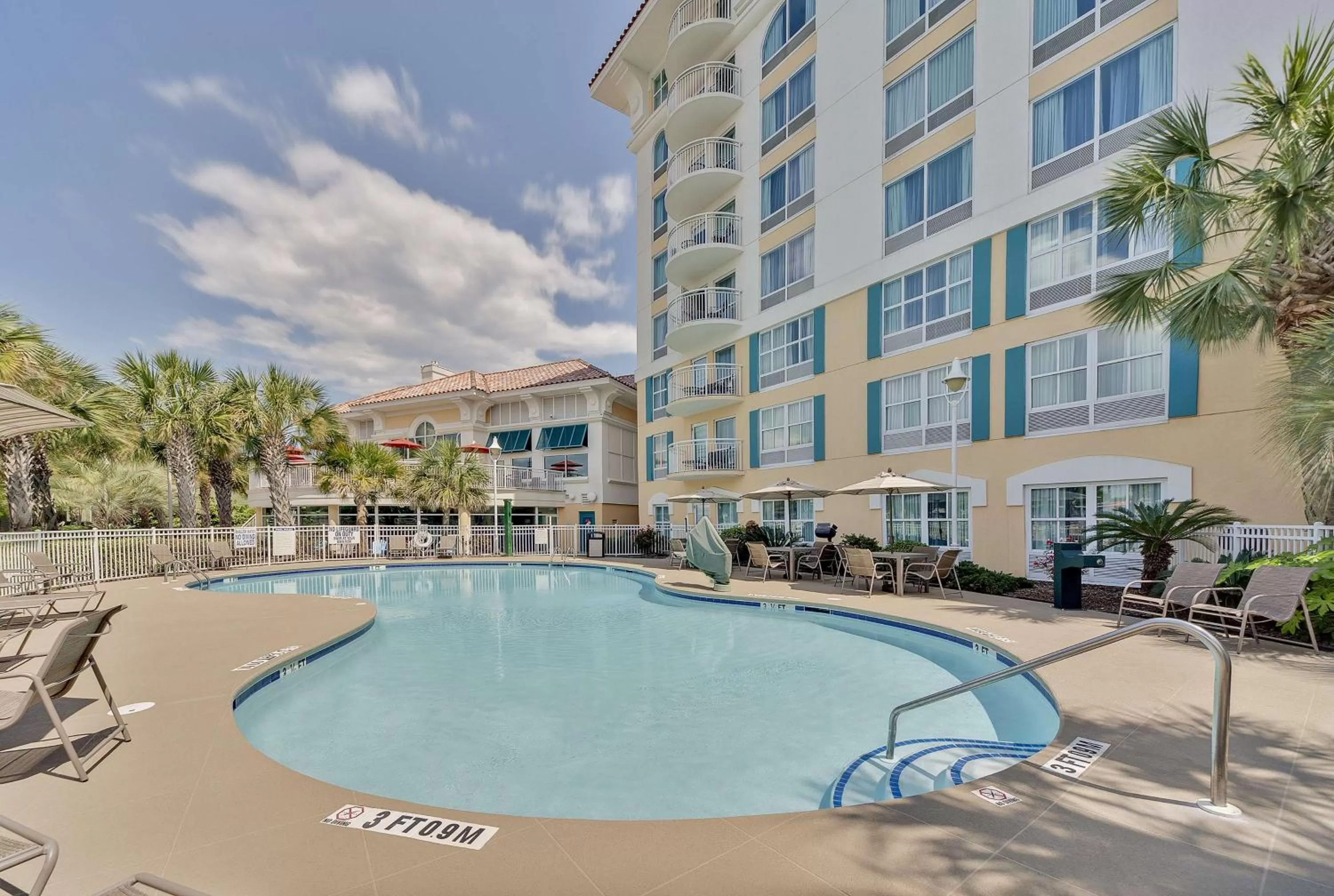 Pool view in Hampton Inn Myrtle Beach Broadway at the Beach