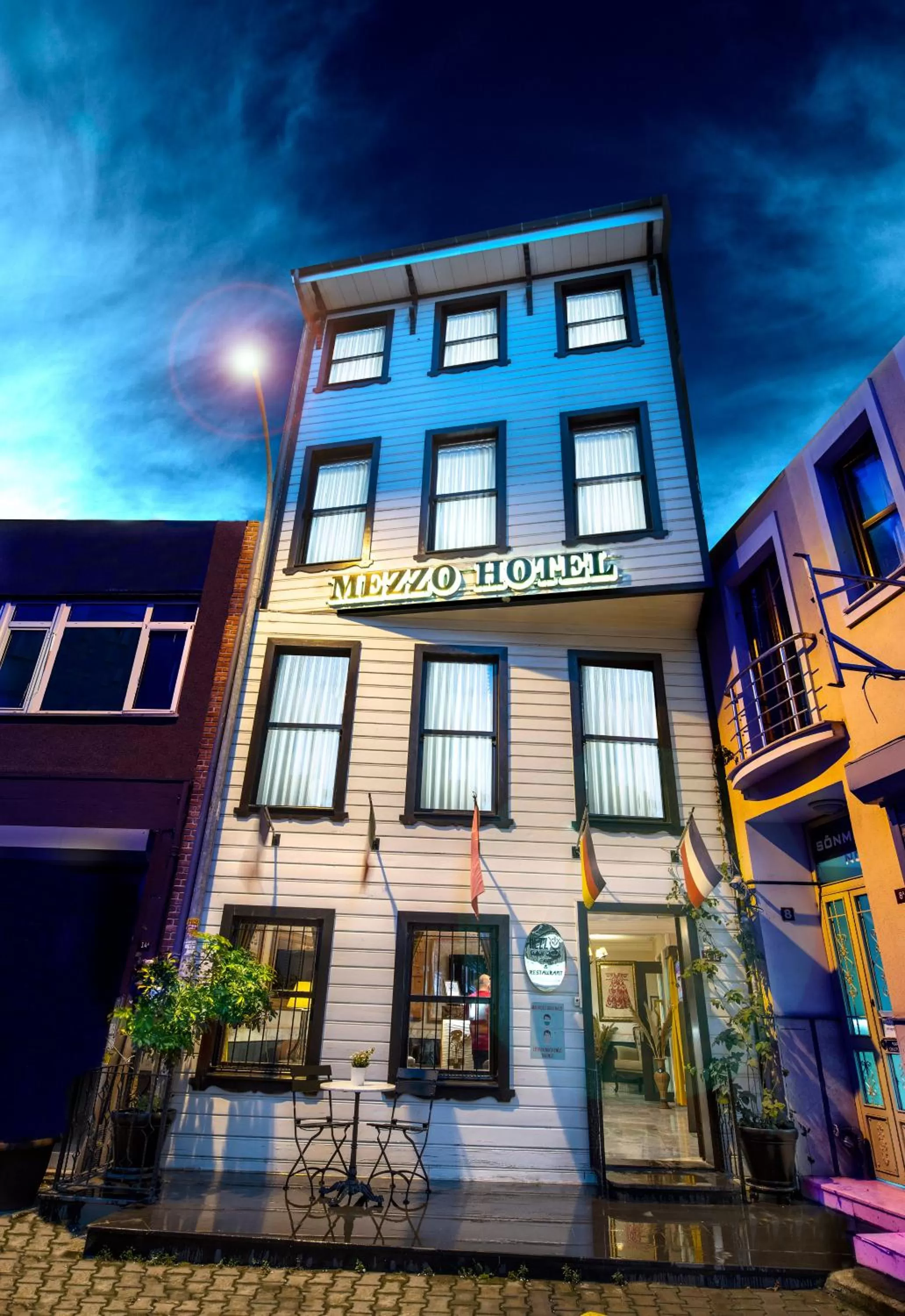 Property building in Mezzo Hotel