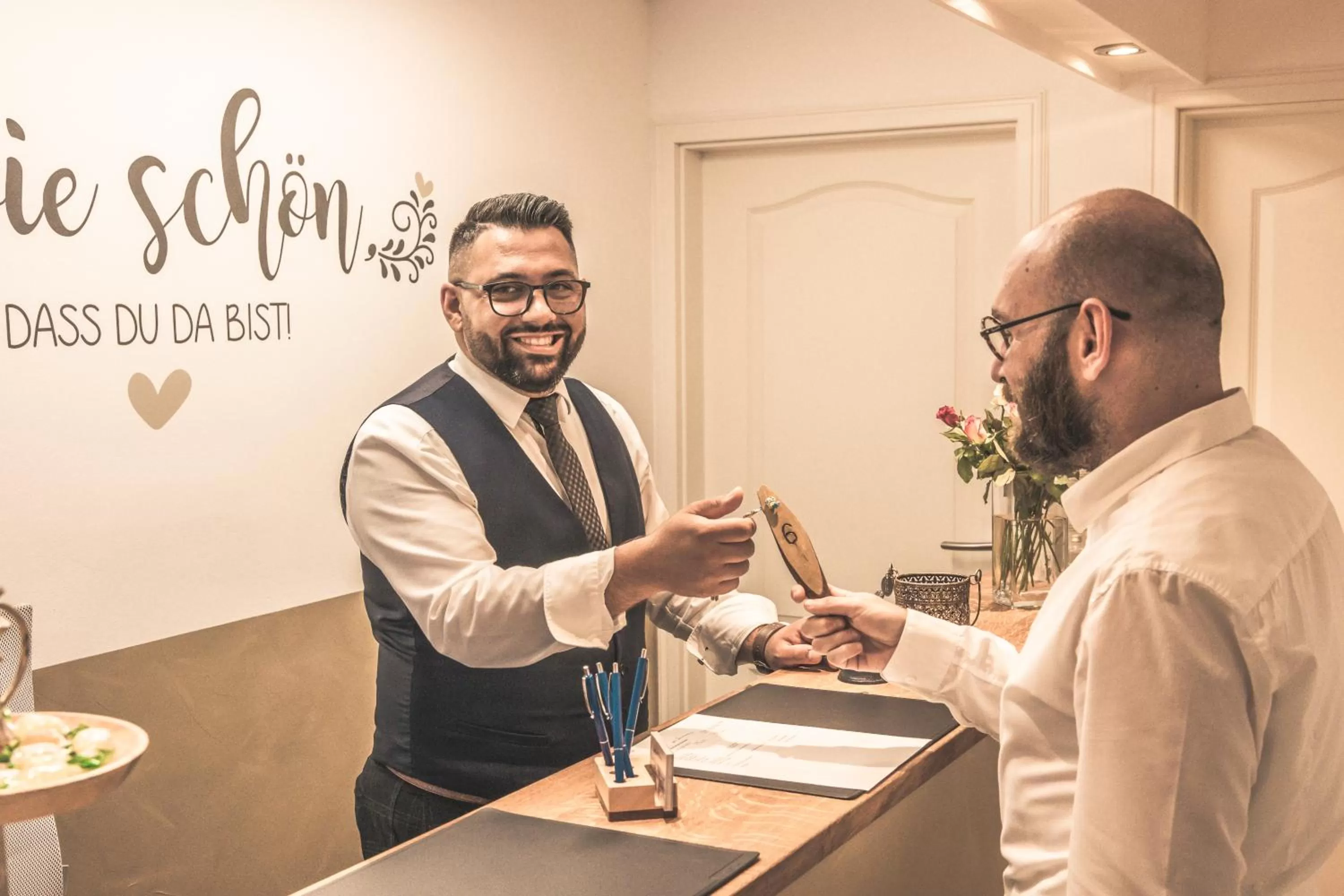 Lobby or reception in Wohlfühlhotel Landmann