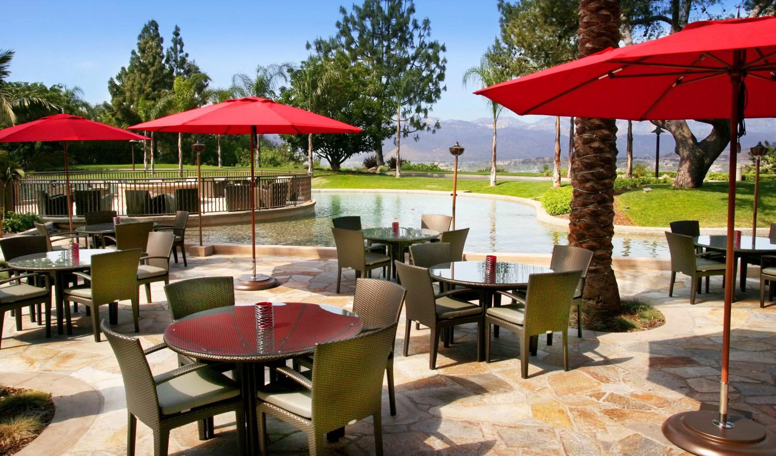 Patio in Pacific Palms Resort and Golf Club
