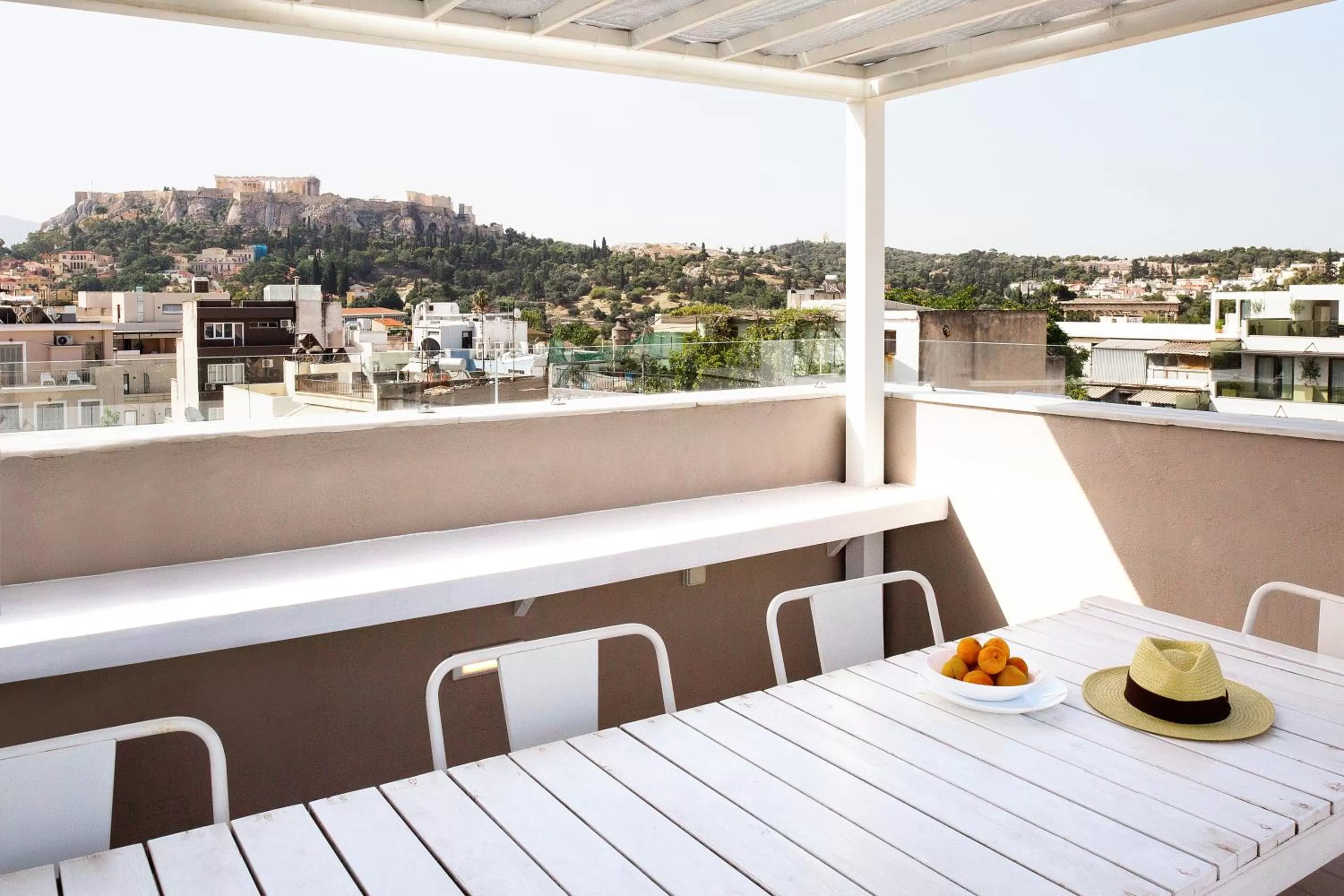 Balcony/Terrace in Downtown Athens Lofts - The Acropolis Observatory