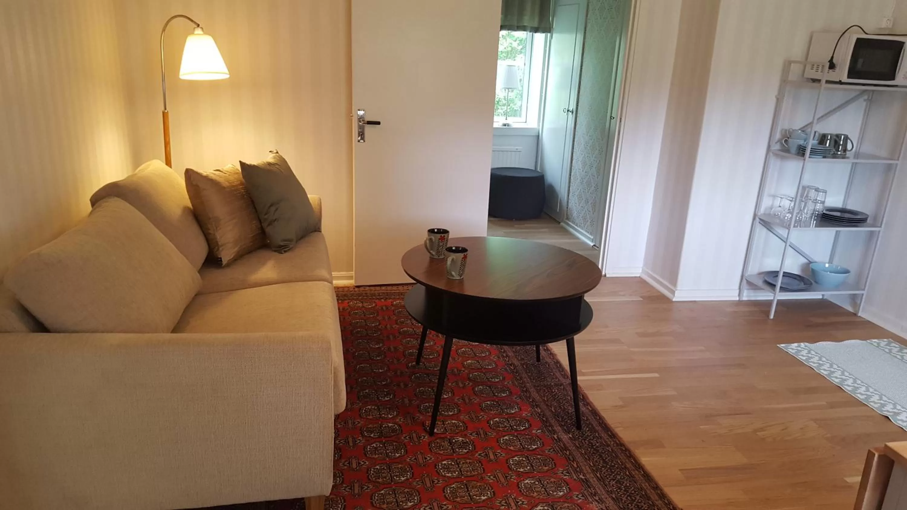 Living room in Långshyttans Brukshotell