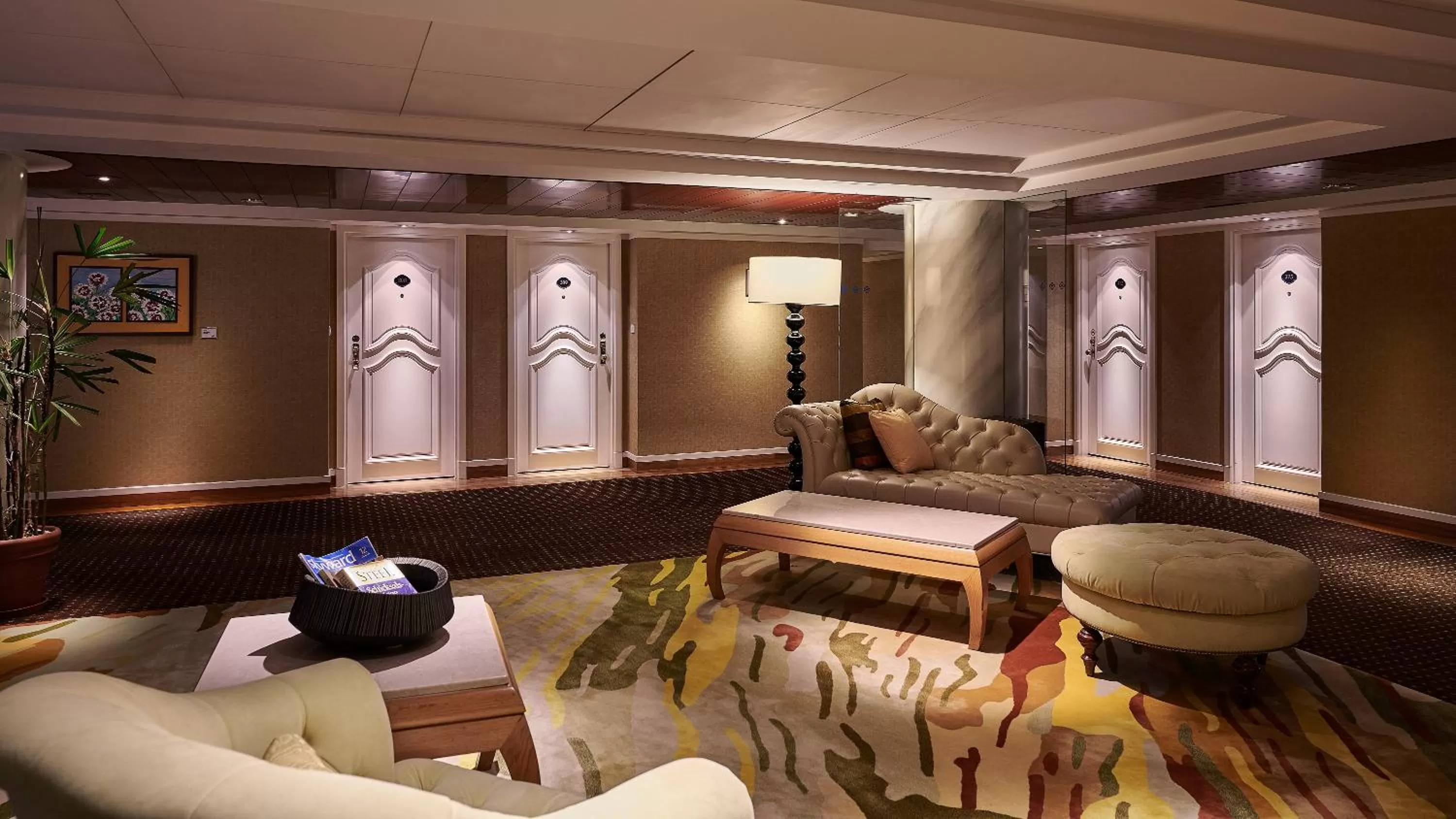 Seating area in The Riviera Hotel Taipei