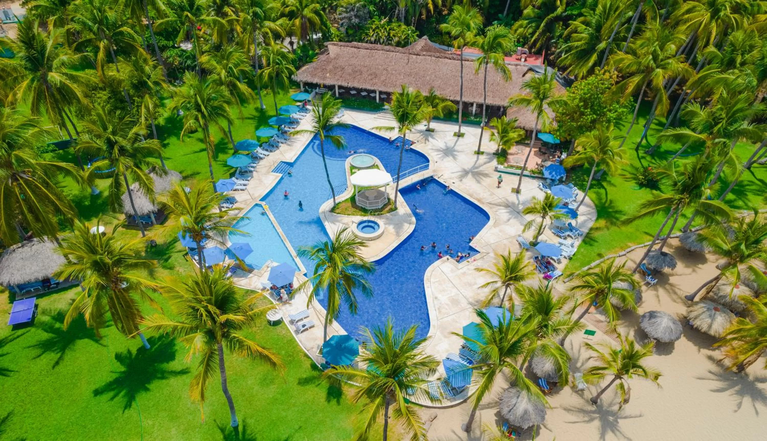 Bird's eye view in Posada Real Puerto Escondido