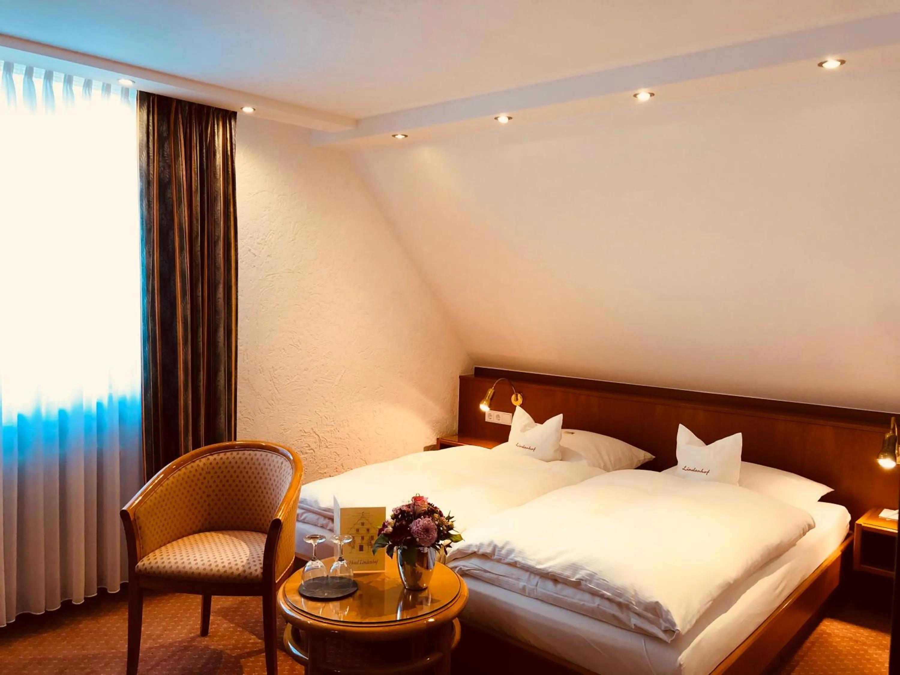 Bed in Hotel Lindenhof