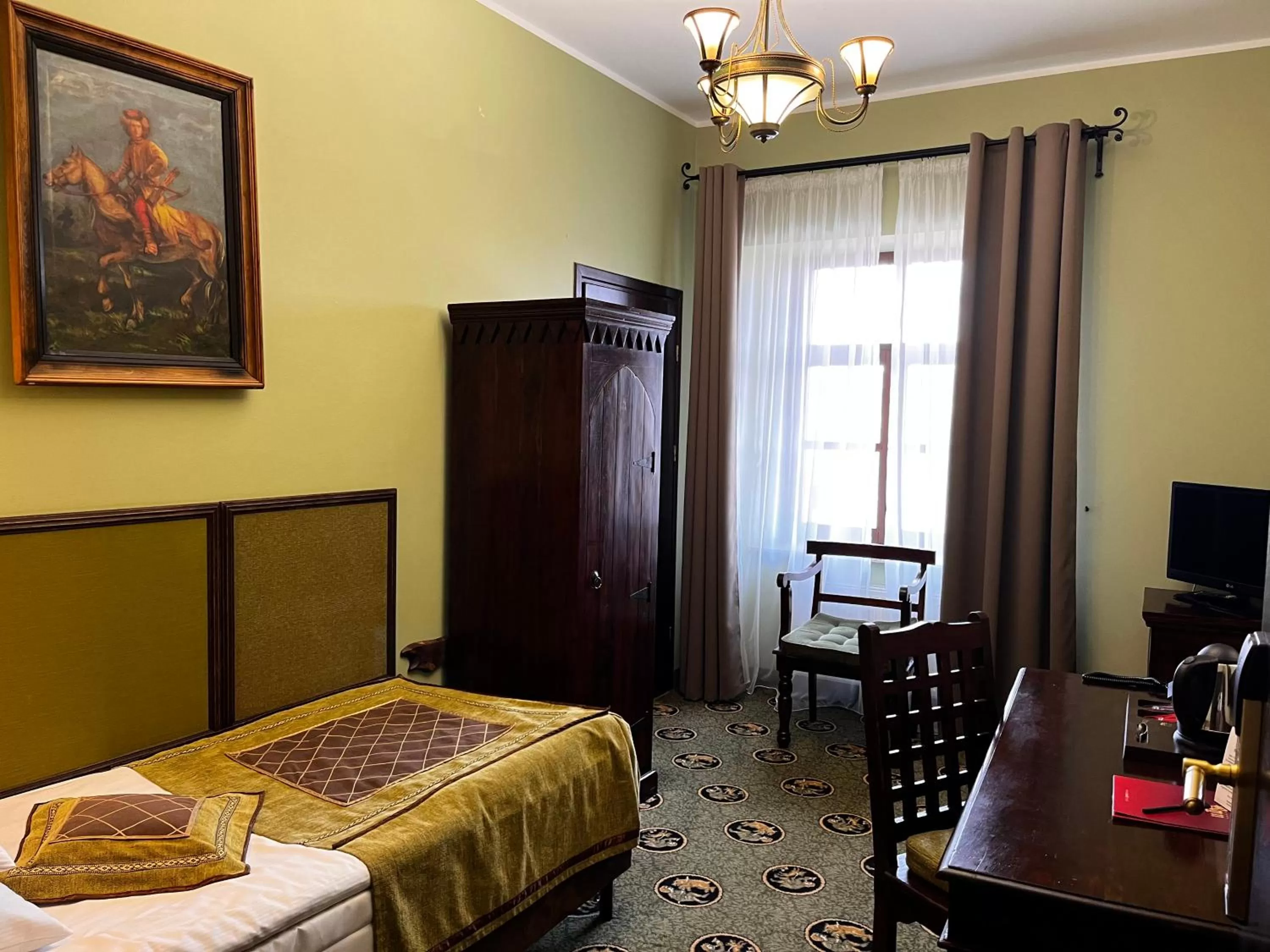 Photo of the whole room, Bed in Hotel Zamek Ryn