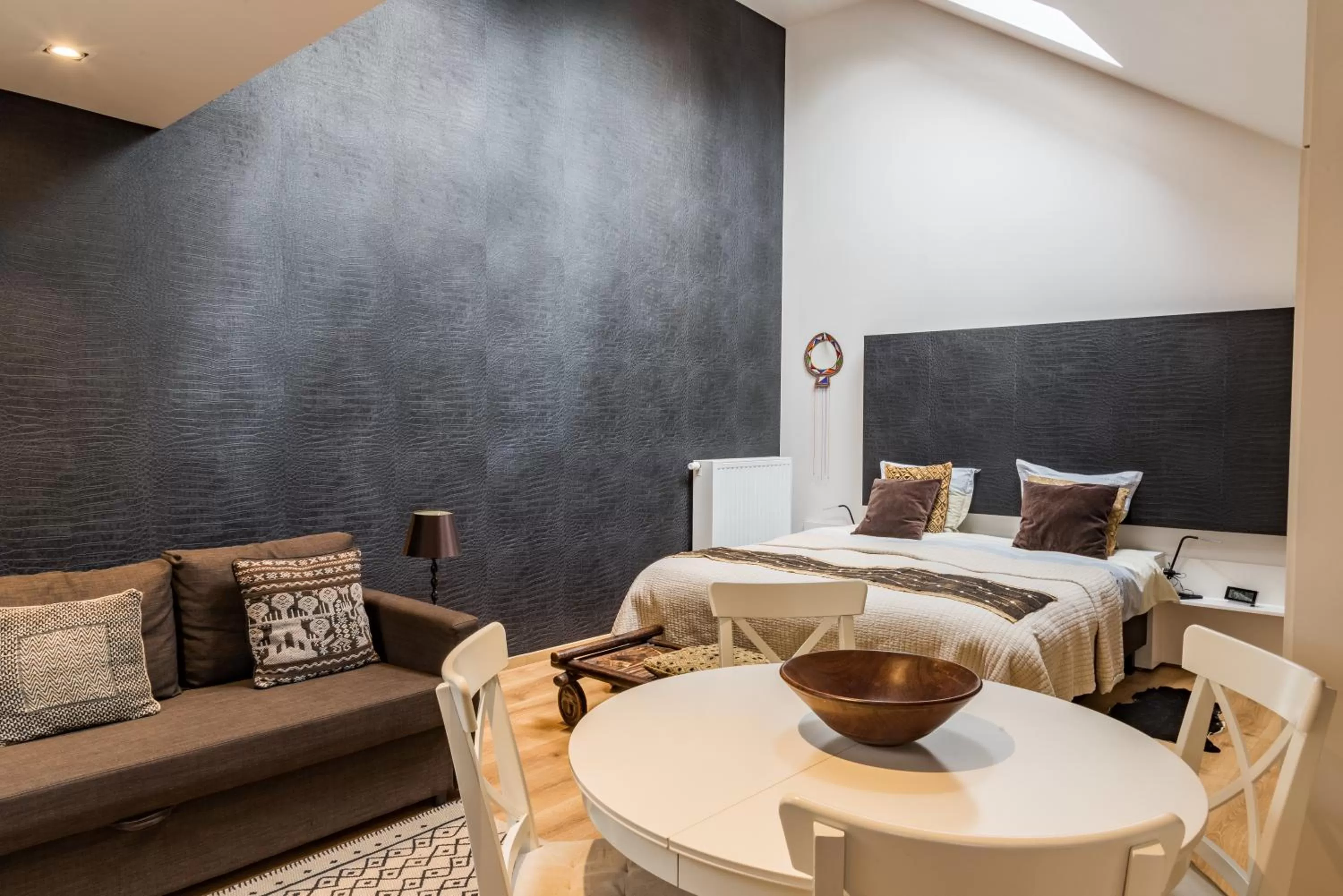 Living room, Bed in B&B Den Engel