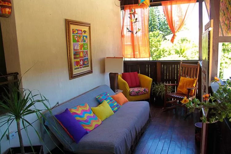 Living room, Seating Area in Pousada OceAnas Frente Mar Estaleiro