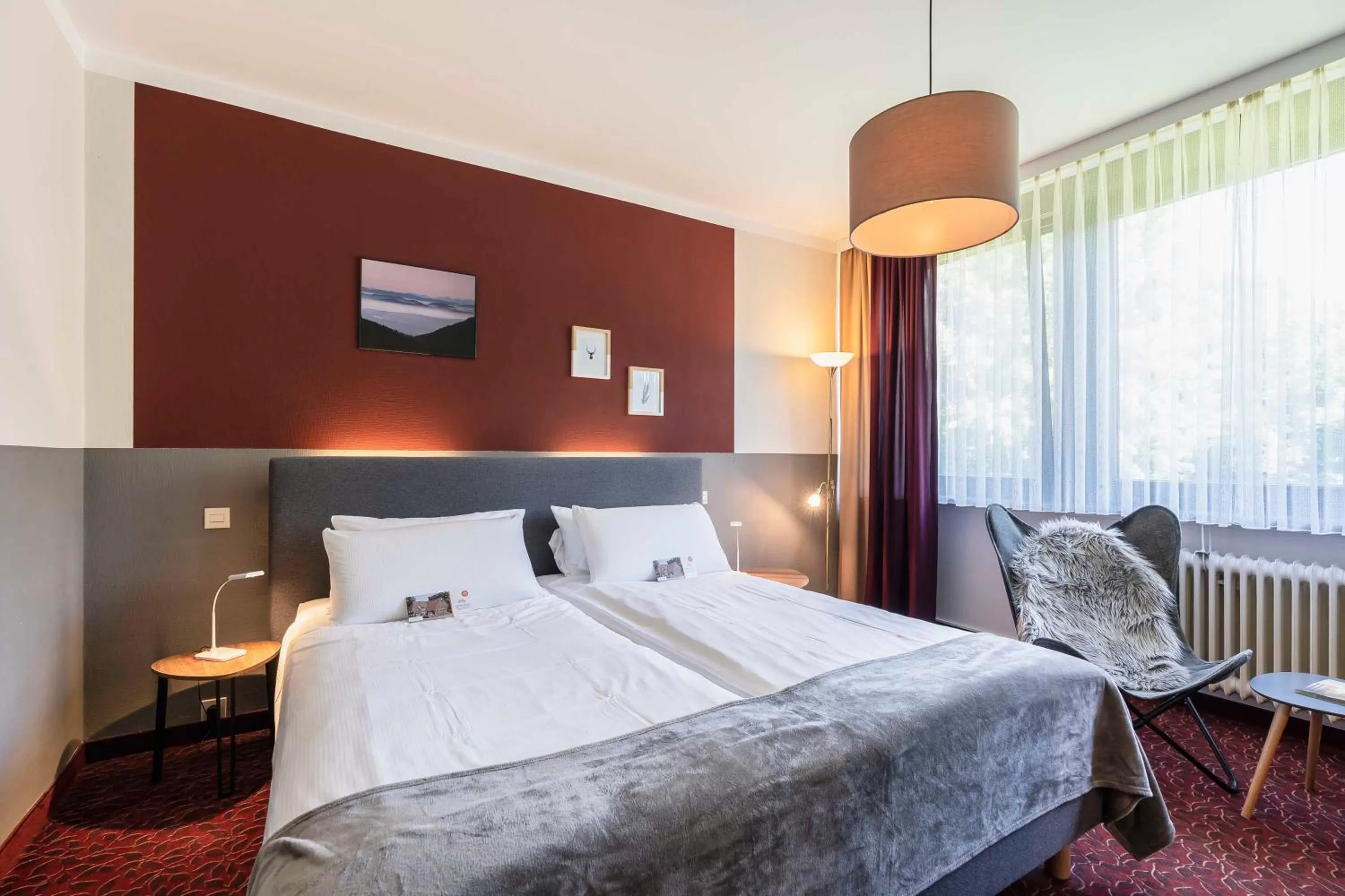 Photo of the whole room, Bed in Flair Hotel Zur Eiche