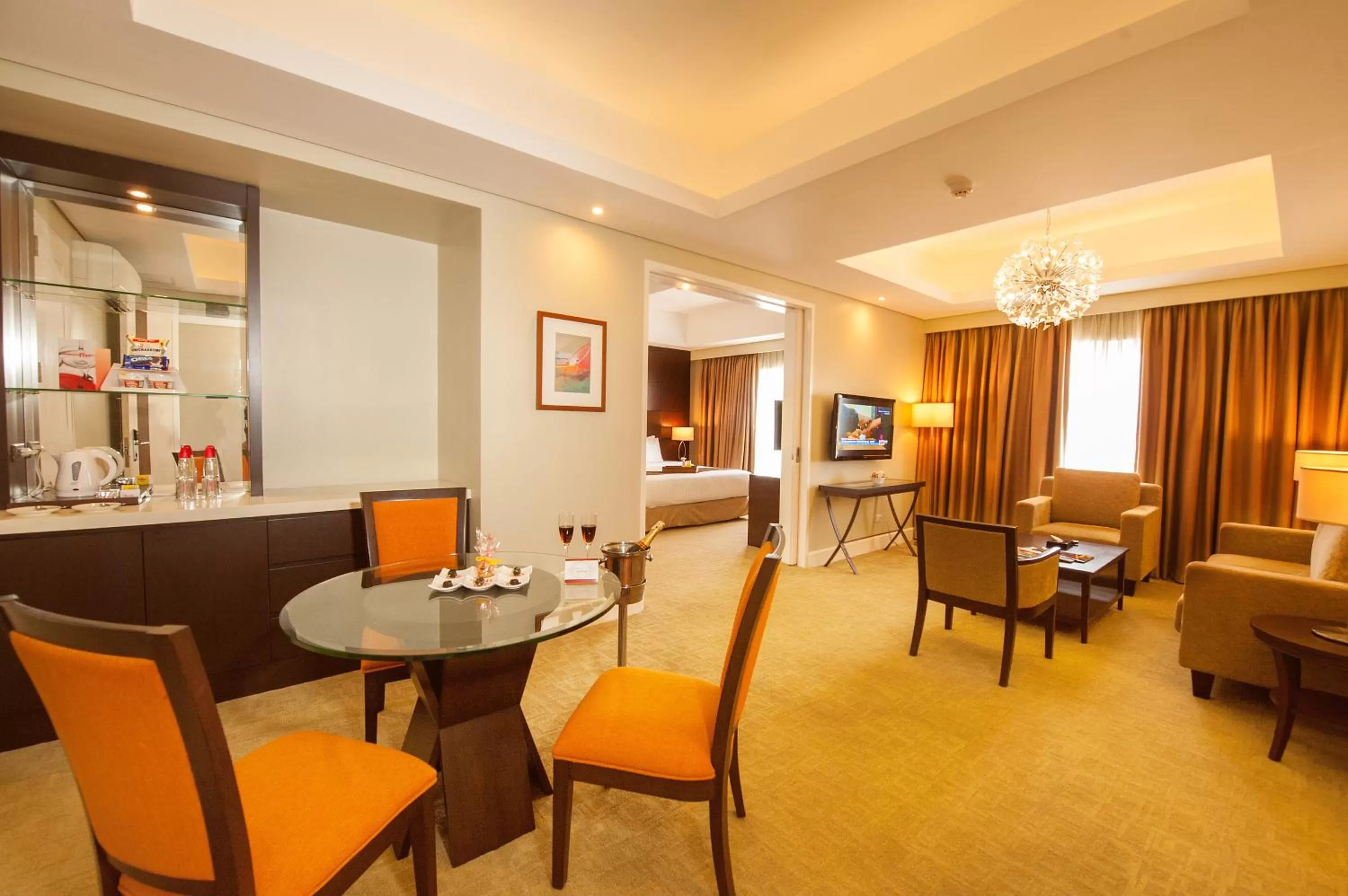 Dining area in Harolds Hotel Cebu