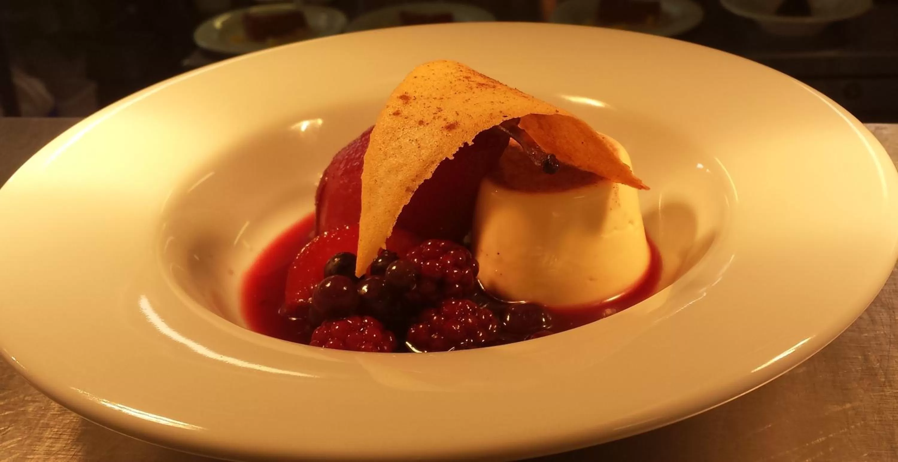 Food close-up in The Poltimore Inn